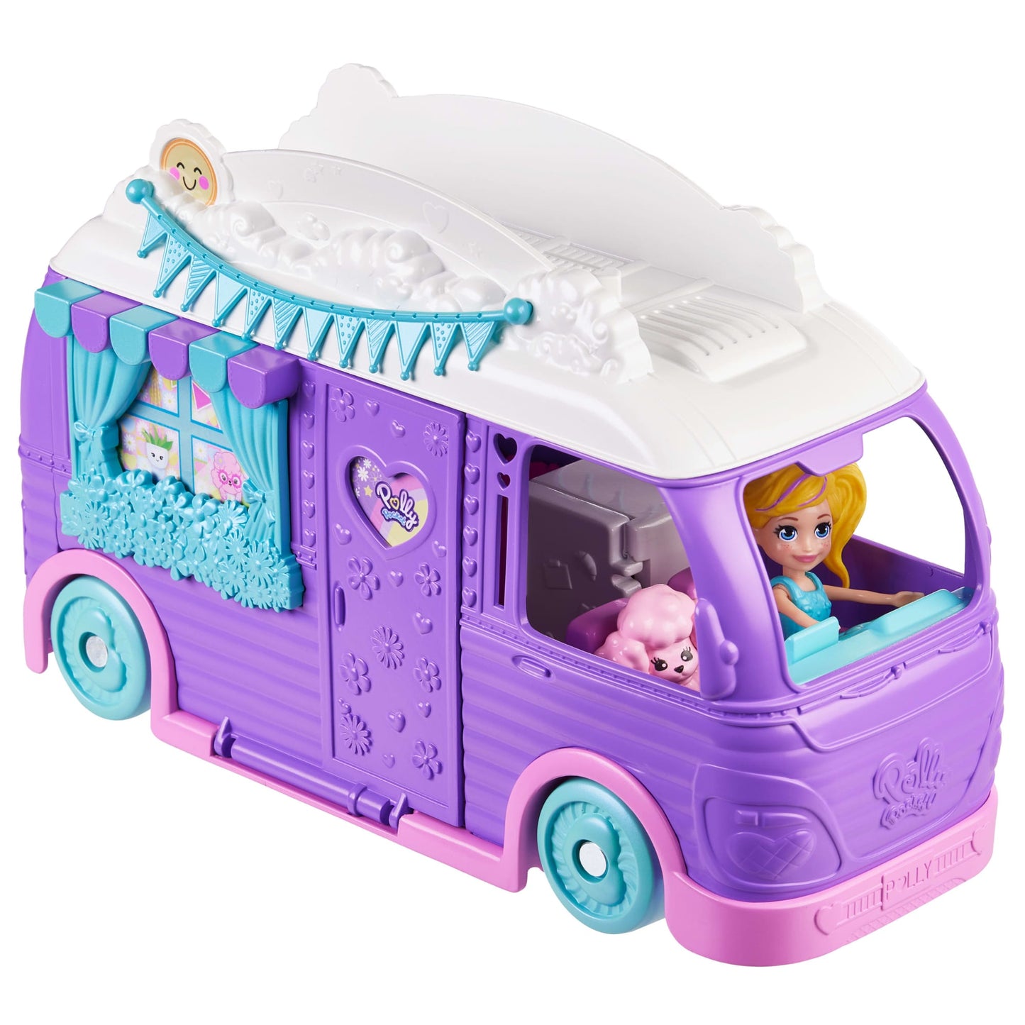 Polly Pocket  Coffret de Jeu  Autocaravane de Camping Glamour