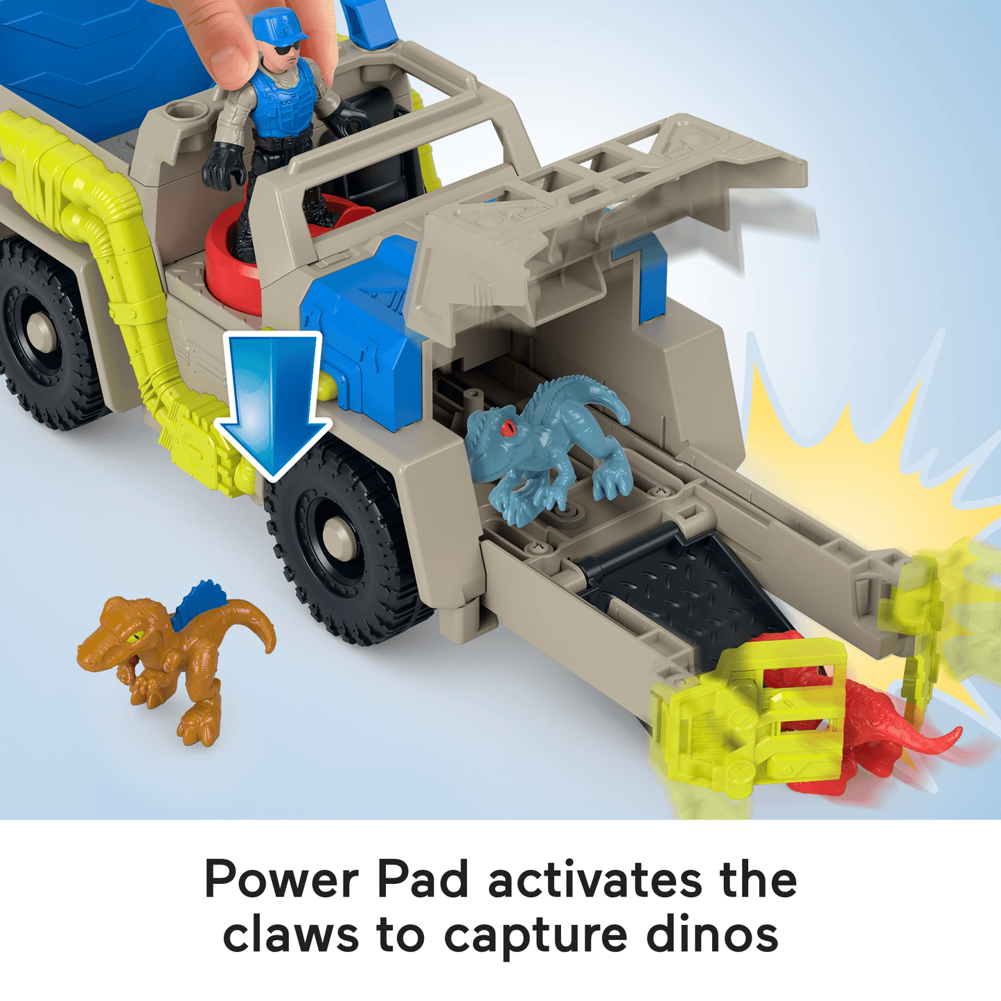 Imaginext Jurassic World Veículo de Brinquedo Rastreadora de Dinossauros