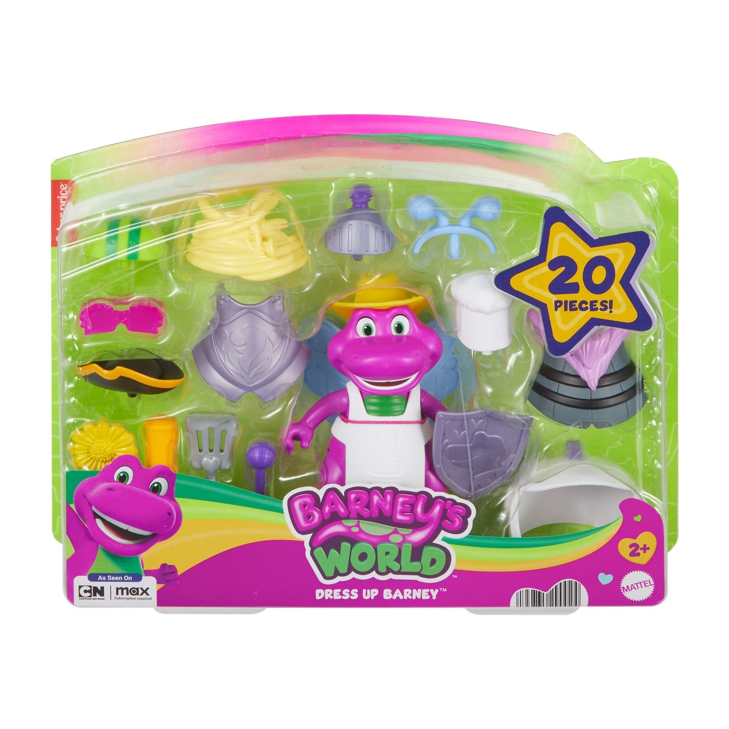 Fisher-Price  Barney'S World  Coffret  Barney Costumé, 20 Éléments