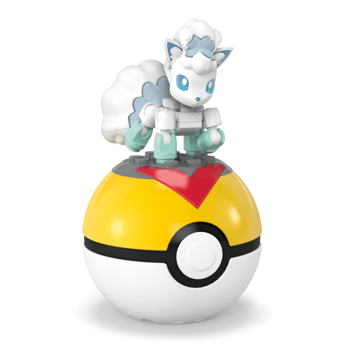 Mega  Pokémon  Figurine Articulée  Goupix D’Alola, 28Pièces
