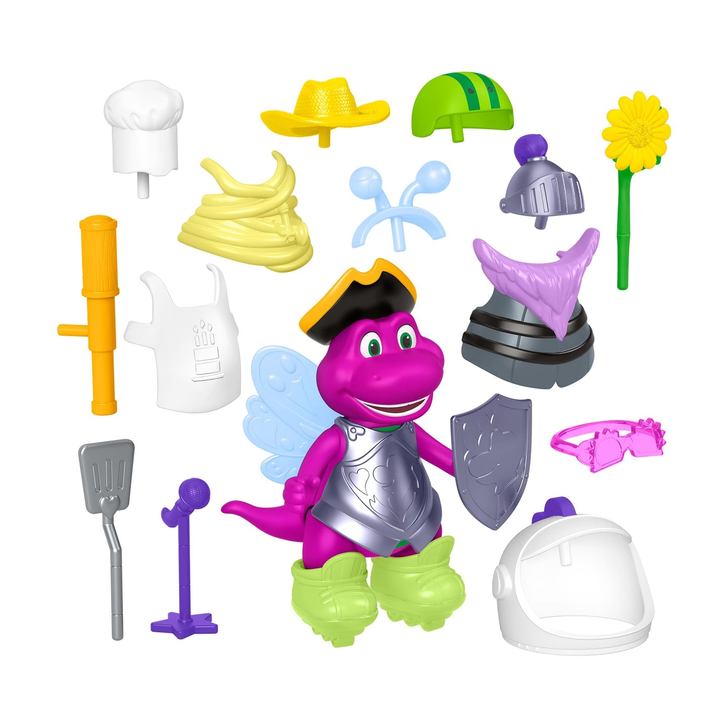 Fisher-Price  Barney'S World  Coffret  Barney Costumé, 20 Éléments