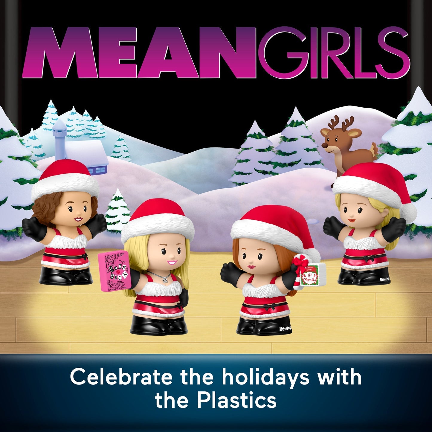 Little People Collector Mean Girls Movie Special Edition Holiday Set For Adults & Fans, 4 Figures