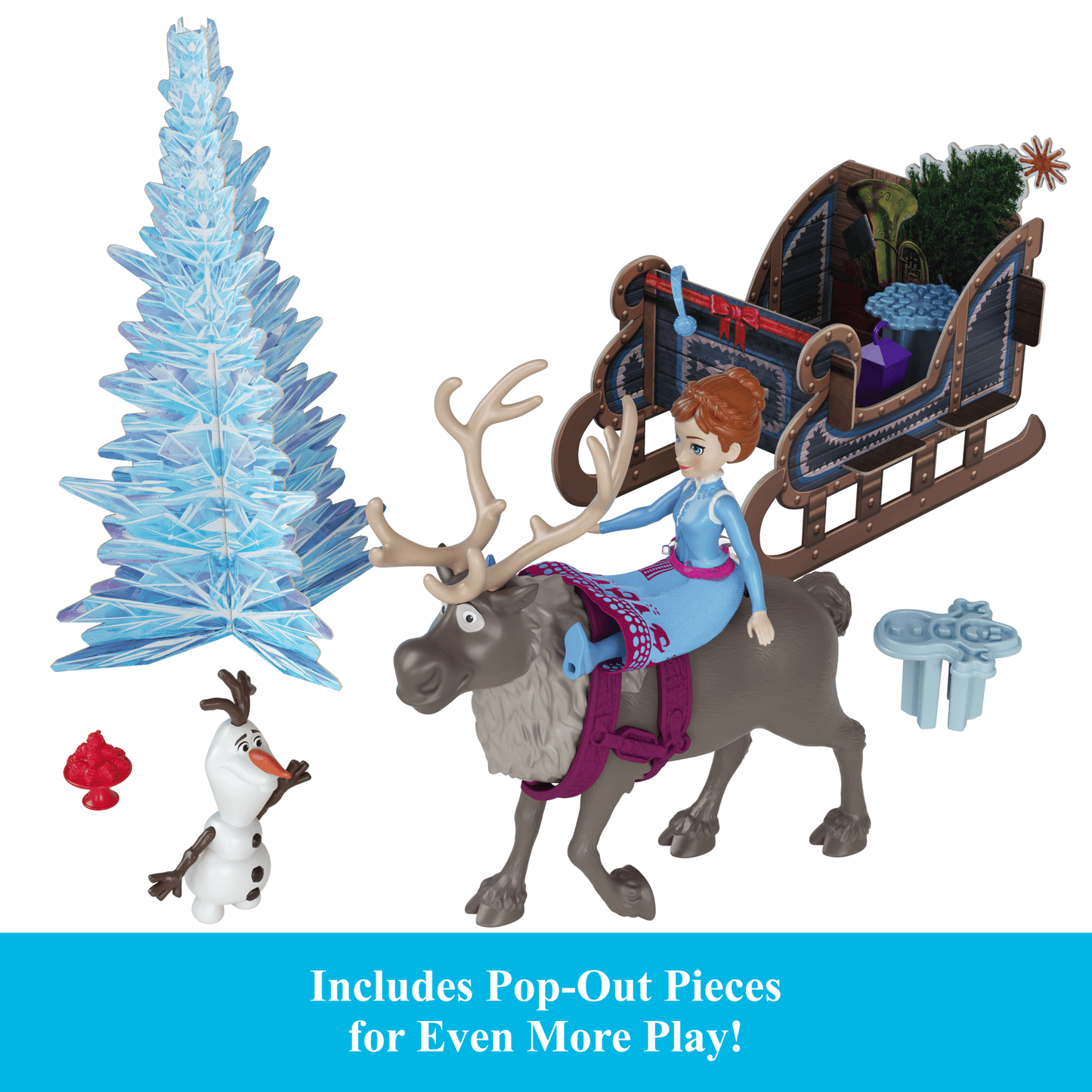 Disney Frozen 2025 Advent Calendar With 24 Days Of Surprise Toys, Including Anna & Elsa Small Dolls