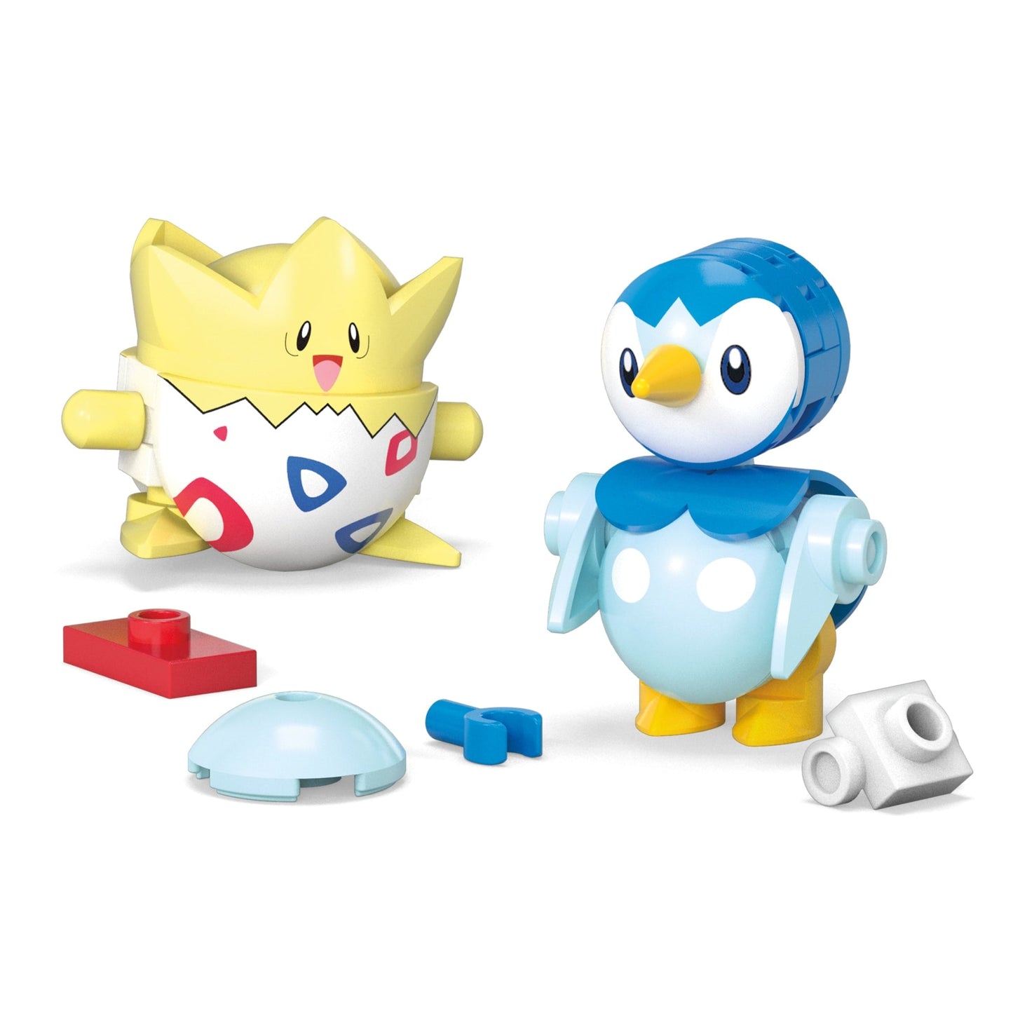 Mega-Coffret Pokémon Togepi et Tiplouf-Avec 2Poké Balls et 41Pièces