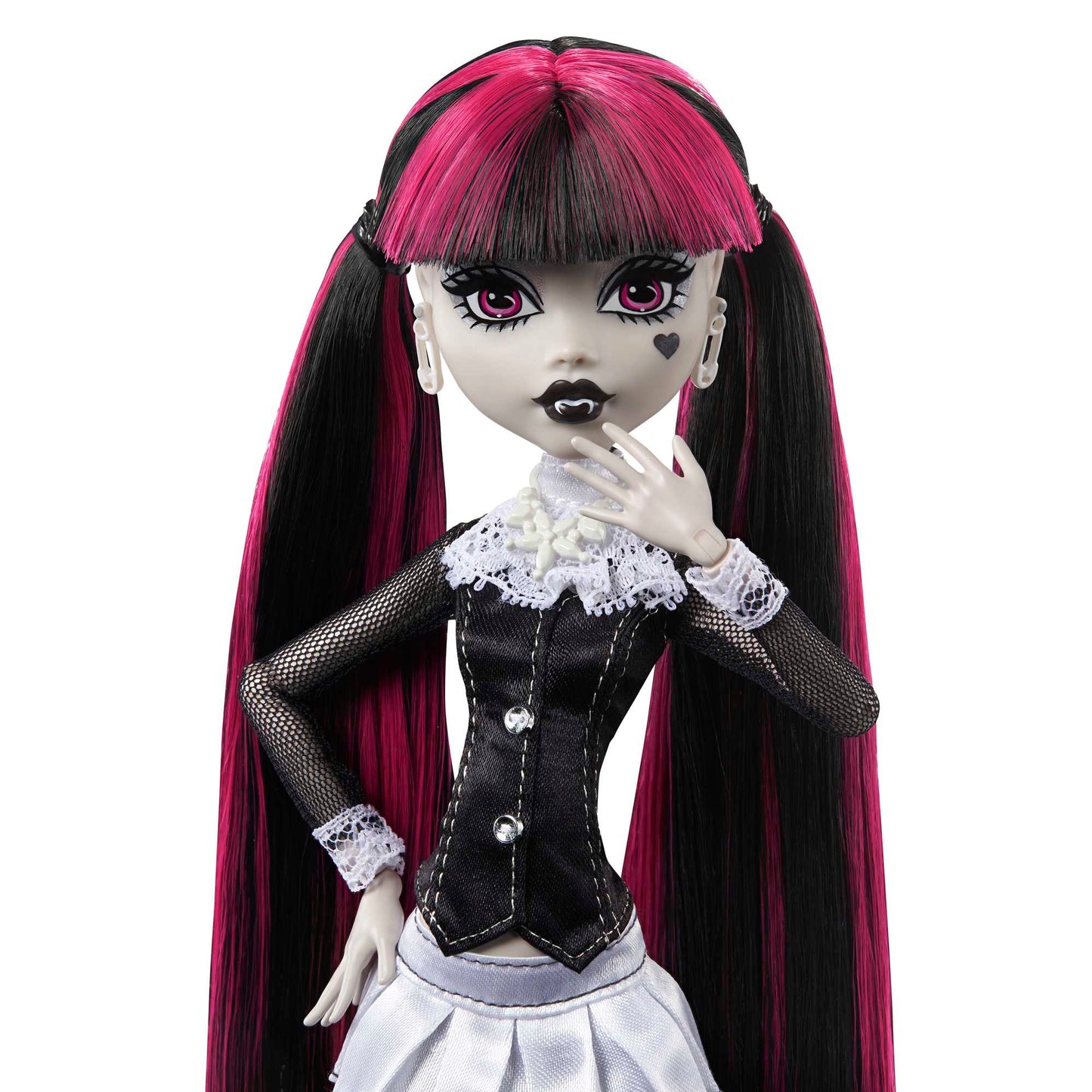Monster High-Poupée Draculaura-Poupée en Noir et Blanc Avec Posters
