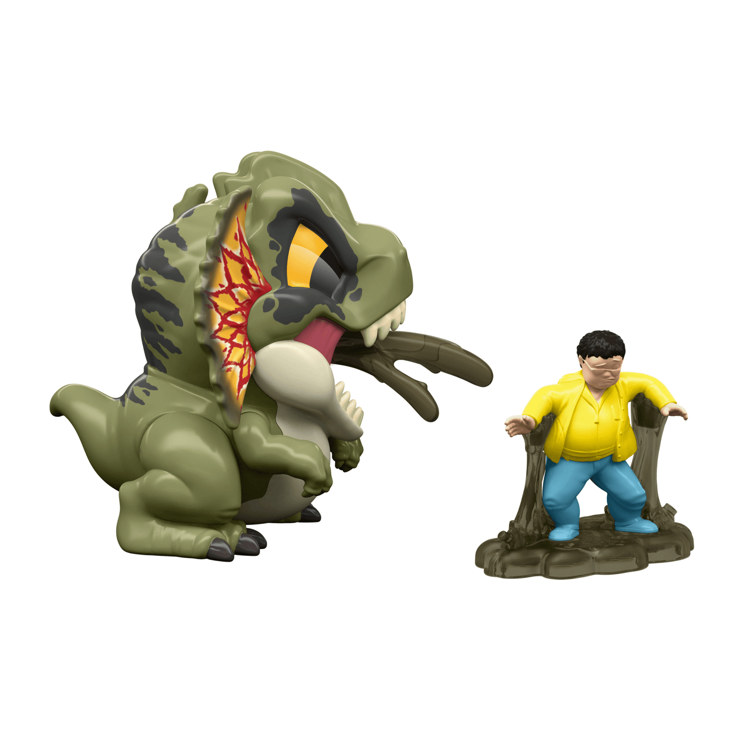 Jurassic World Dinosaurio de Juguete Dilophosaurus Bite Club Coleccionable