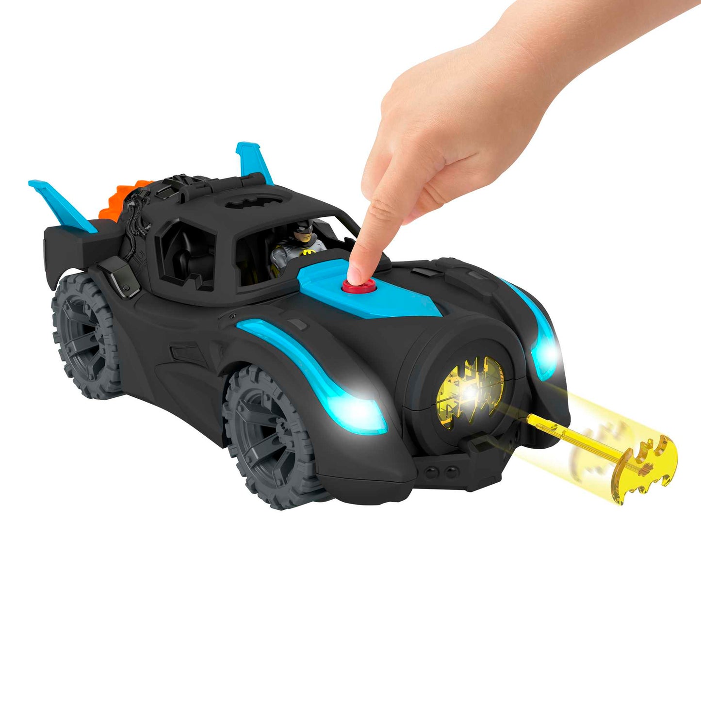 Imaginext DC Super Friends Figura de Ação Batmóvel Bat-Tech Deluxe