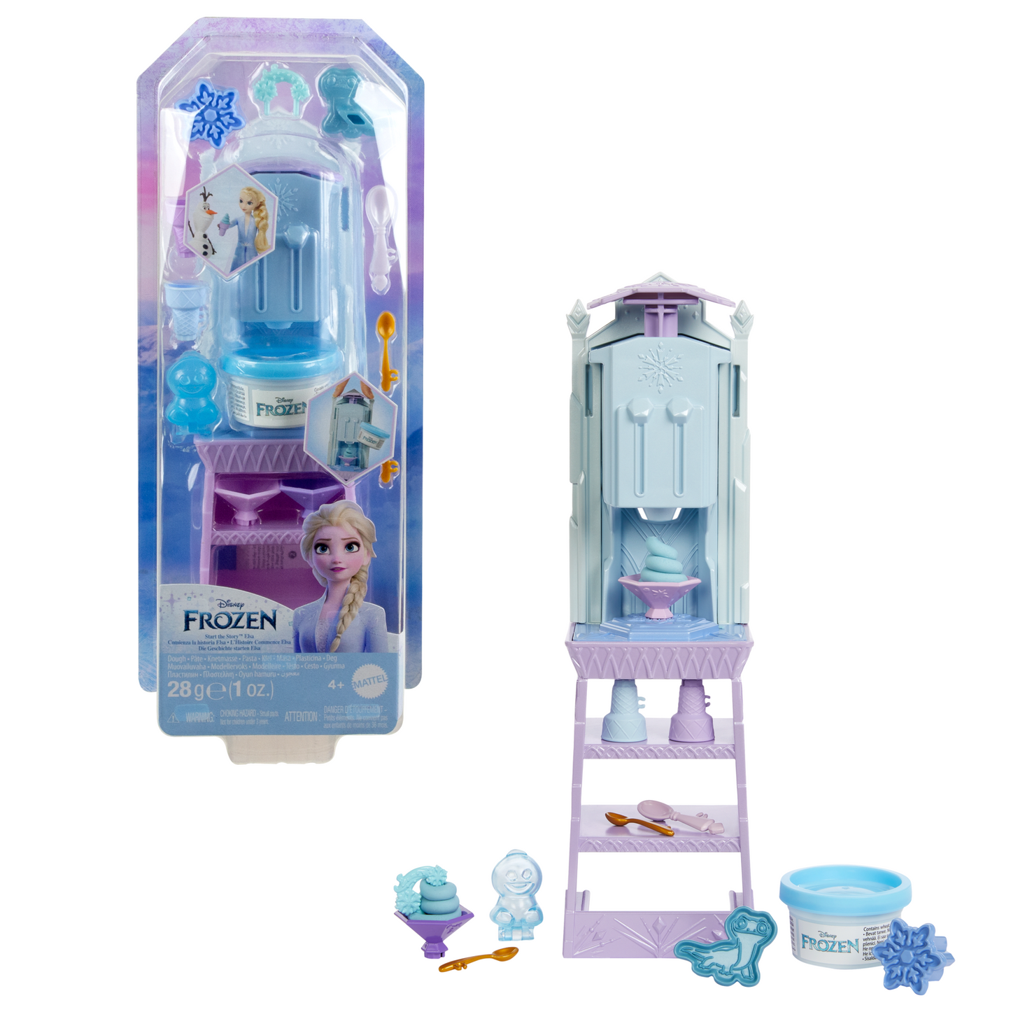 Disney Frozen Enchanted Stories Elsa Icy Treats Accessory Set With Dough, Inspired By Movies