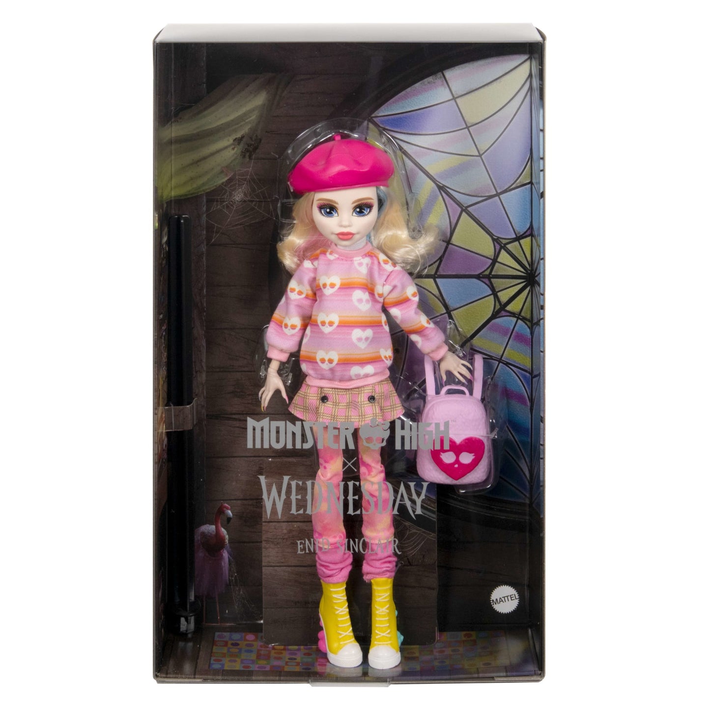 Monster High-enid Sinclair-Poupée en Tenue Rose Avec Accessoires