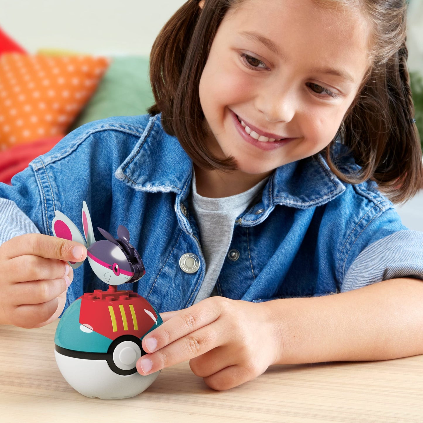 MEGA Pokémon Juguete de Construcción Pokébola Coleccionable Finneon