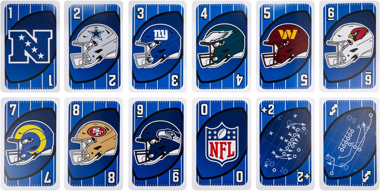 Giant UNO NFL Game For Kids, Adults & Family Night