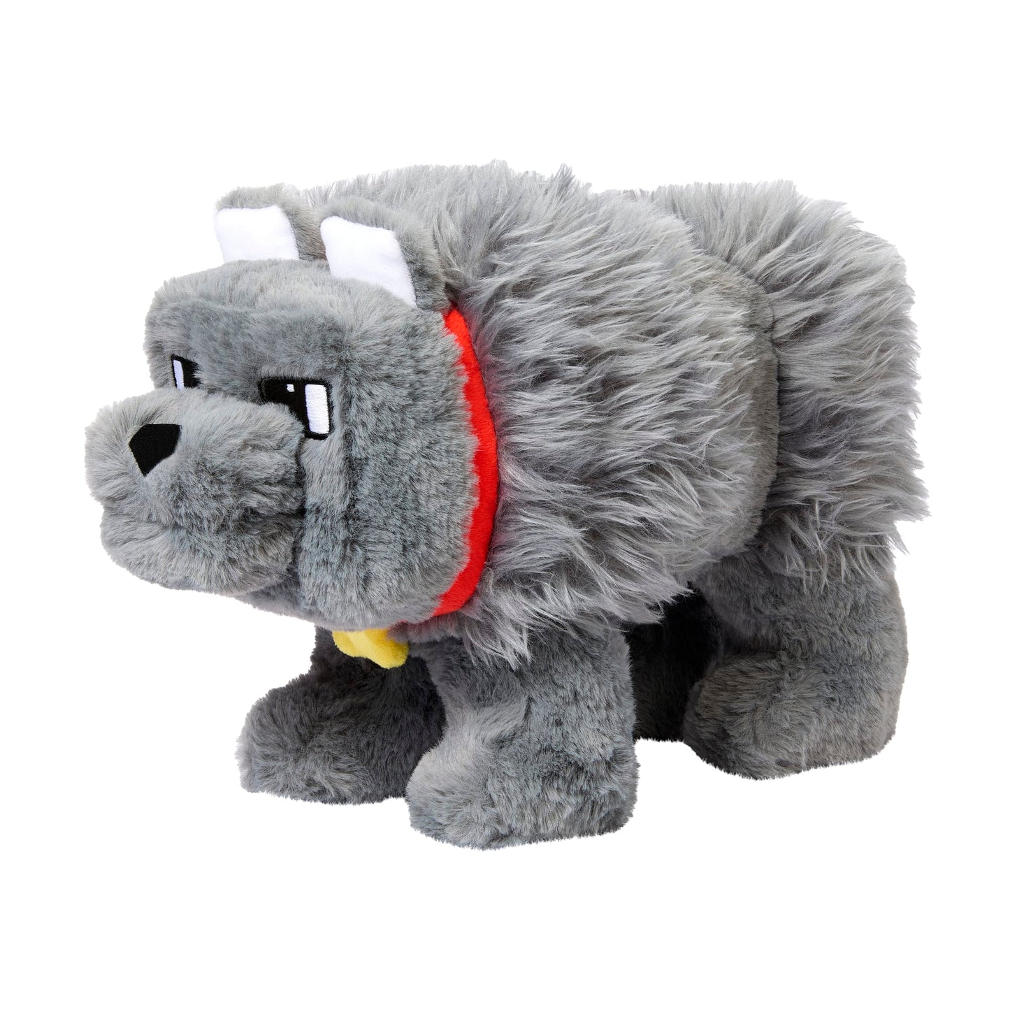 Minecraft –Peluche à Fonctions –dennis Le Loup, Sons et Bouche à Mouv.