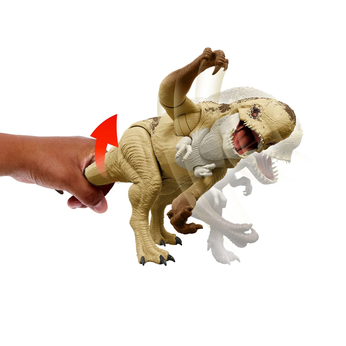 Jurassic World Dinossauro de Brinquedo Rebirth Vilão com Som