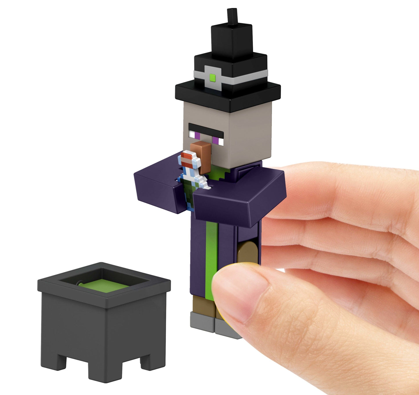 Minecraft Vanilla Figura de Ação Bruxa 3.25
