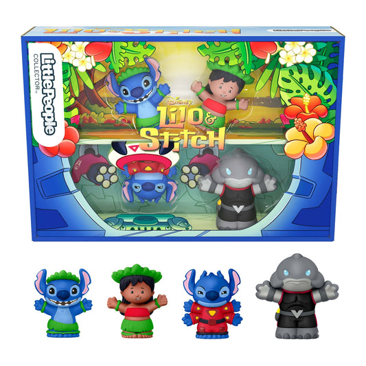 Little People Collector Disney Lilo & Stitch Special Edition Set For Adults & Fans, 4 Figures