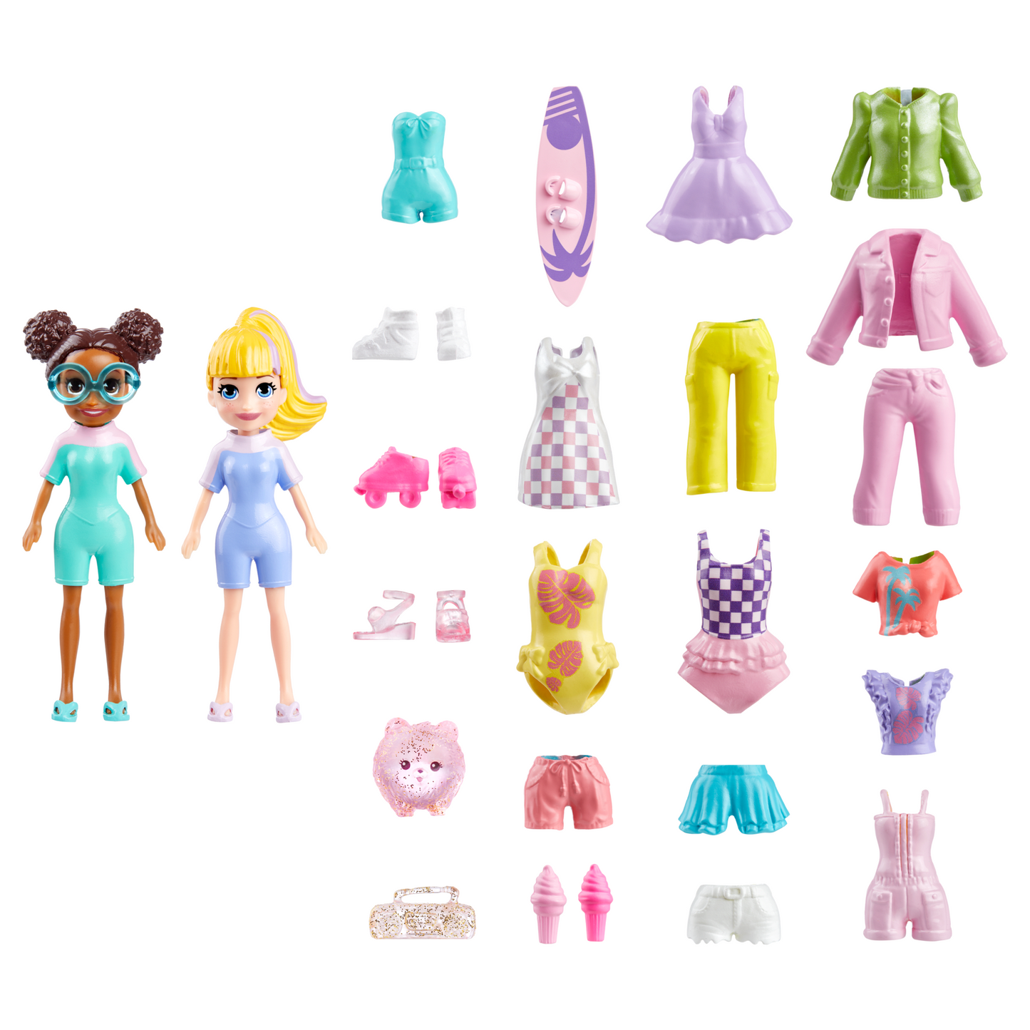 Polly Pocket  Grand Coffret Mode  Poupées et Accessoires de Mode