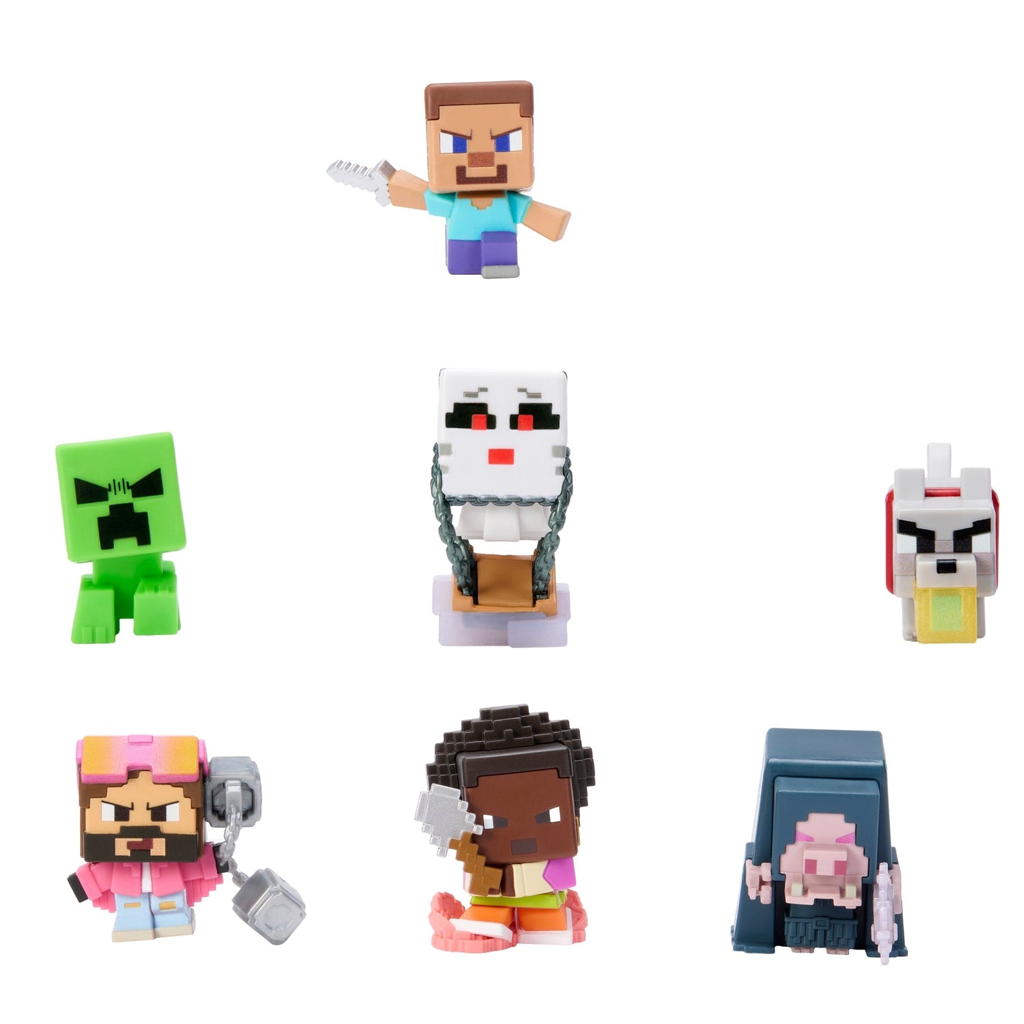 Minecraft –Mode Mini – Coffret Figurines –Coffret Combat Monde Normal