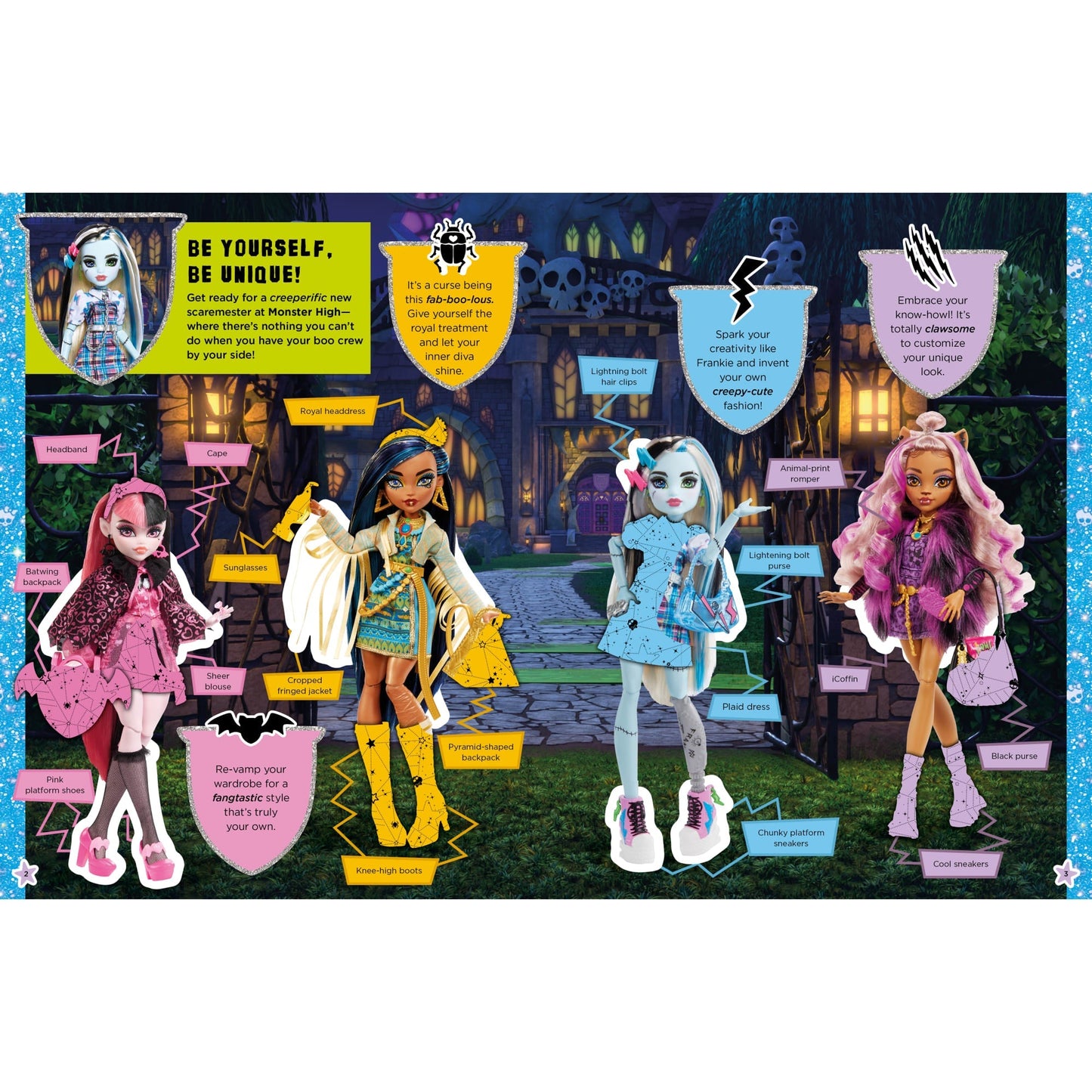 Monster High: Dress-Up Sticker Book (Ages 6+) | Mattel