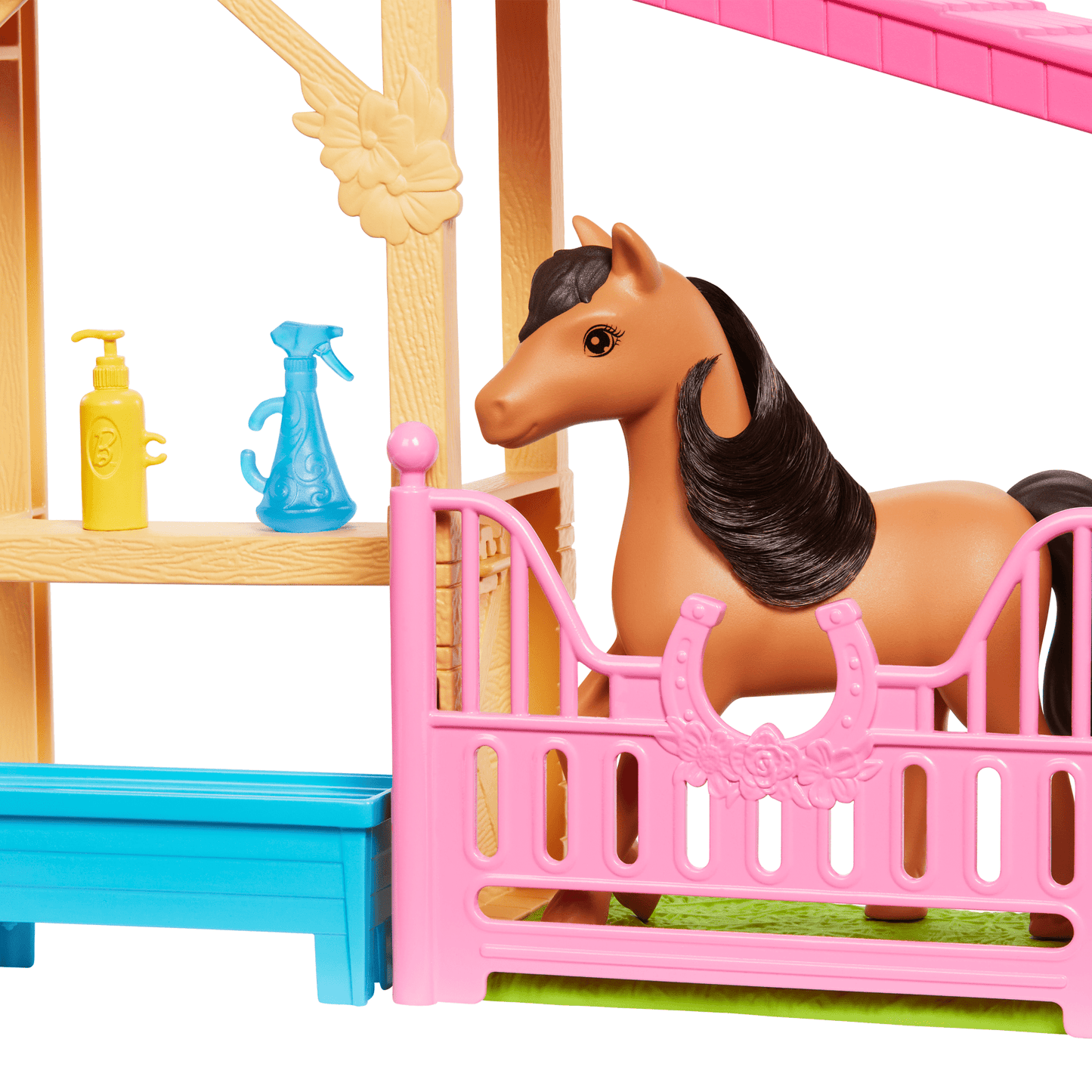 Barbie Detetive A Grande Corrida de Cavalos Conjunto de Brinquedo Cuidado de Póneis com Renee