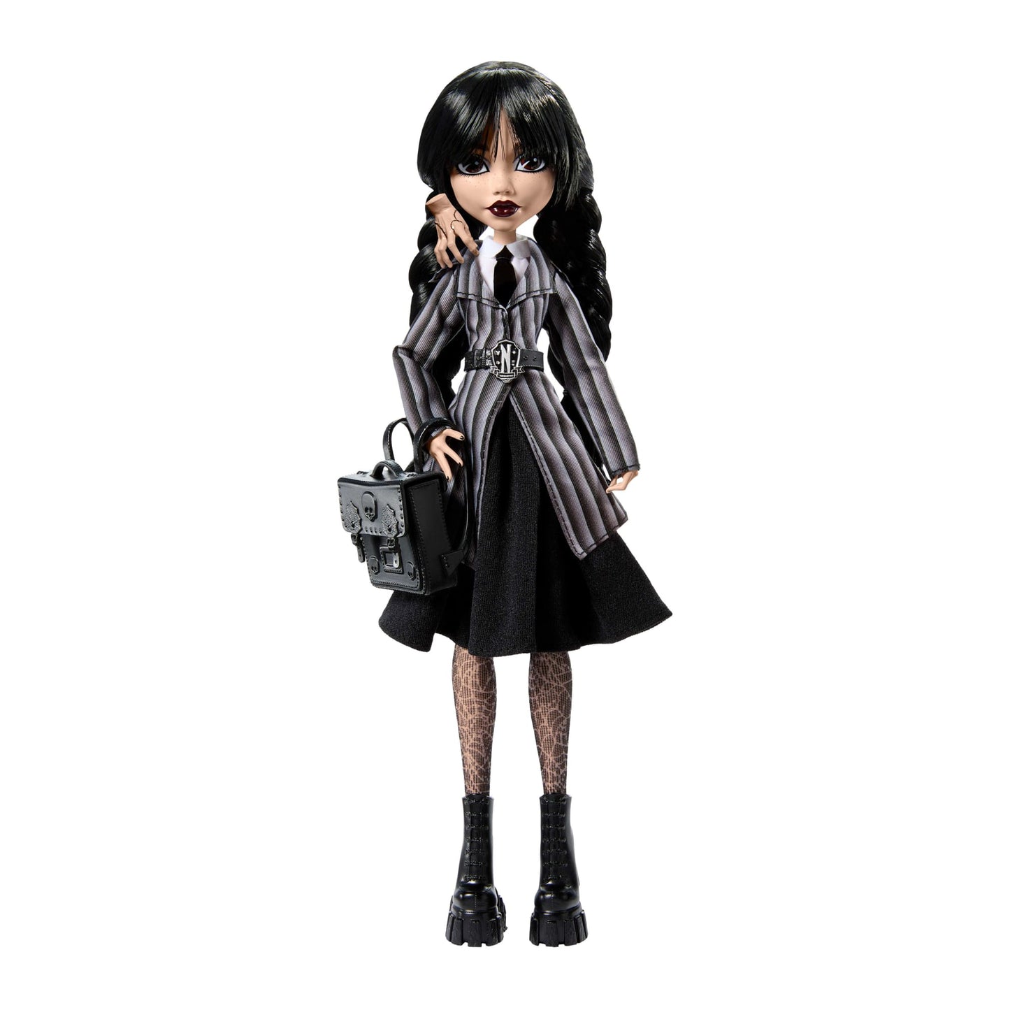 Monster High-Mercredi Addams en Uniforme-Poupée Avec La Chose