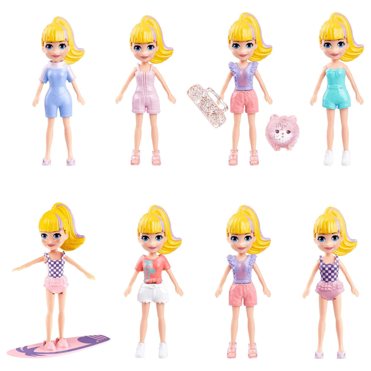 Polly Pocket  Grand Coffret Mode  Poupées et Accessoires de Mode