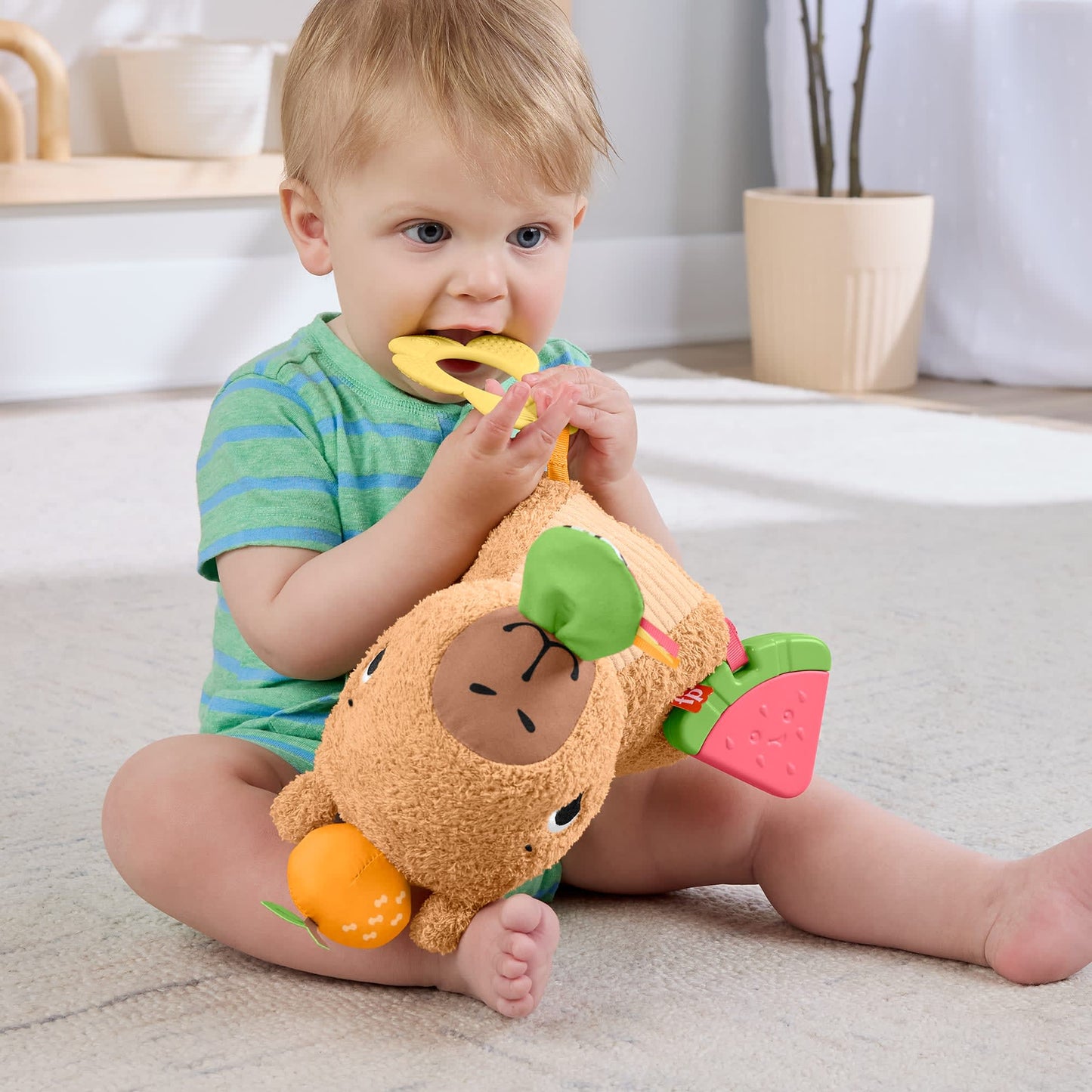 Fisher-Price®  Capy Gourmand Doux, Jouet Sensoriel Pour Nouveau-Nés