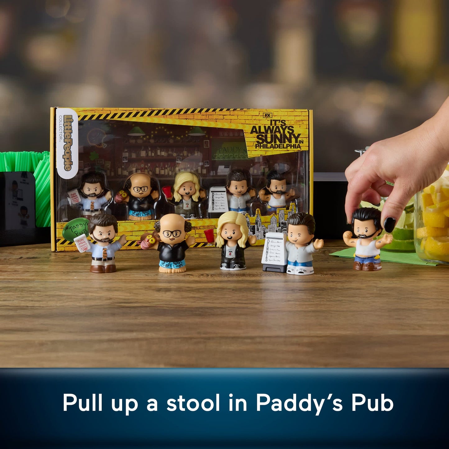 Little People Collector It's Always Sunny in Philadelphia Set For Adults & Fans, 5 Figures