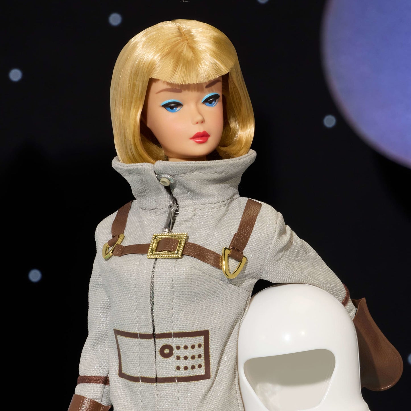 Barbie Signature Miss Astronaut Doll Collectible With Silver Suit, Space Boots, & Helmet Accessory