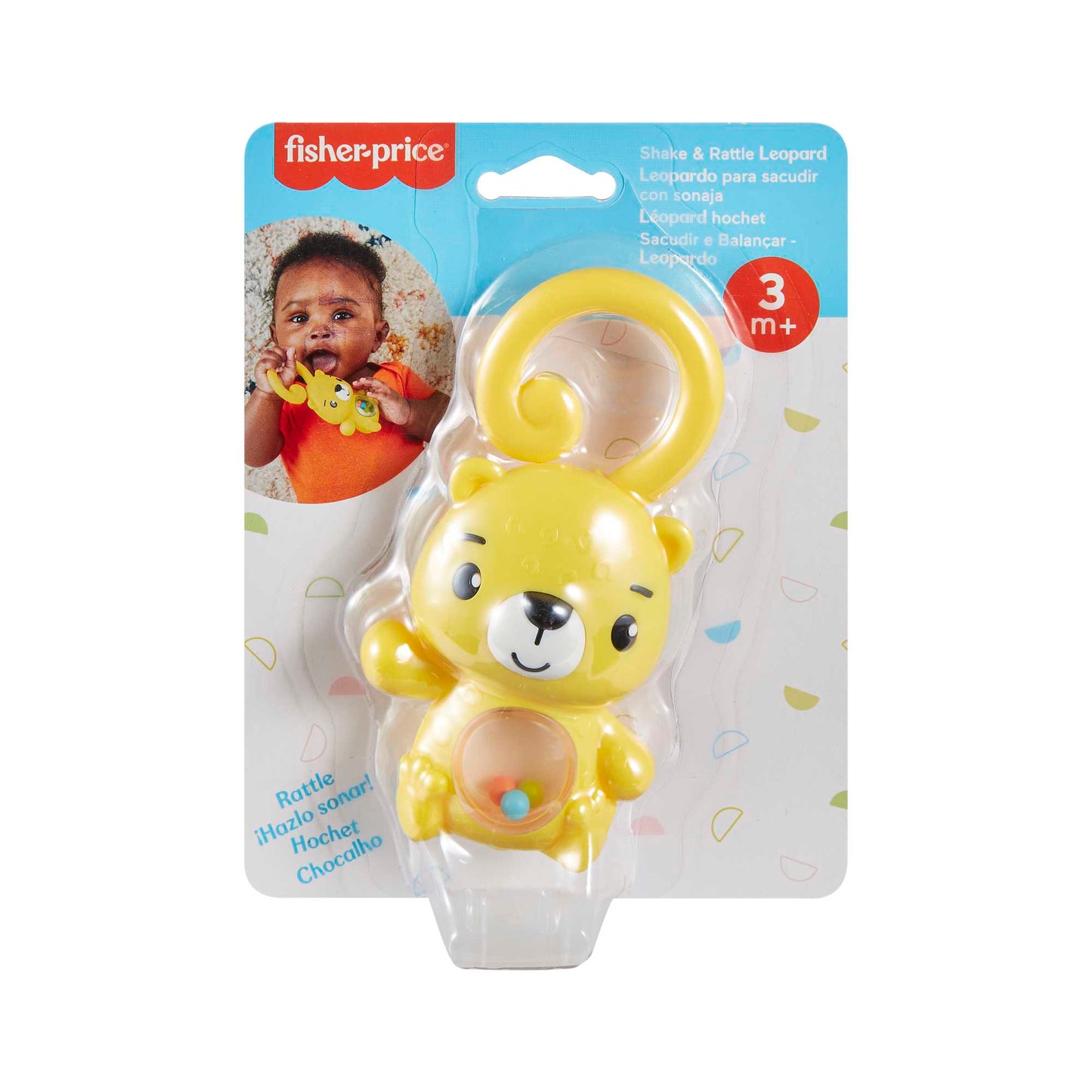 Fisher-Price Baby Chocalho para Bebês Sensimals Lontra