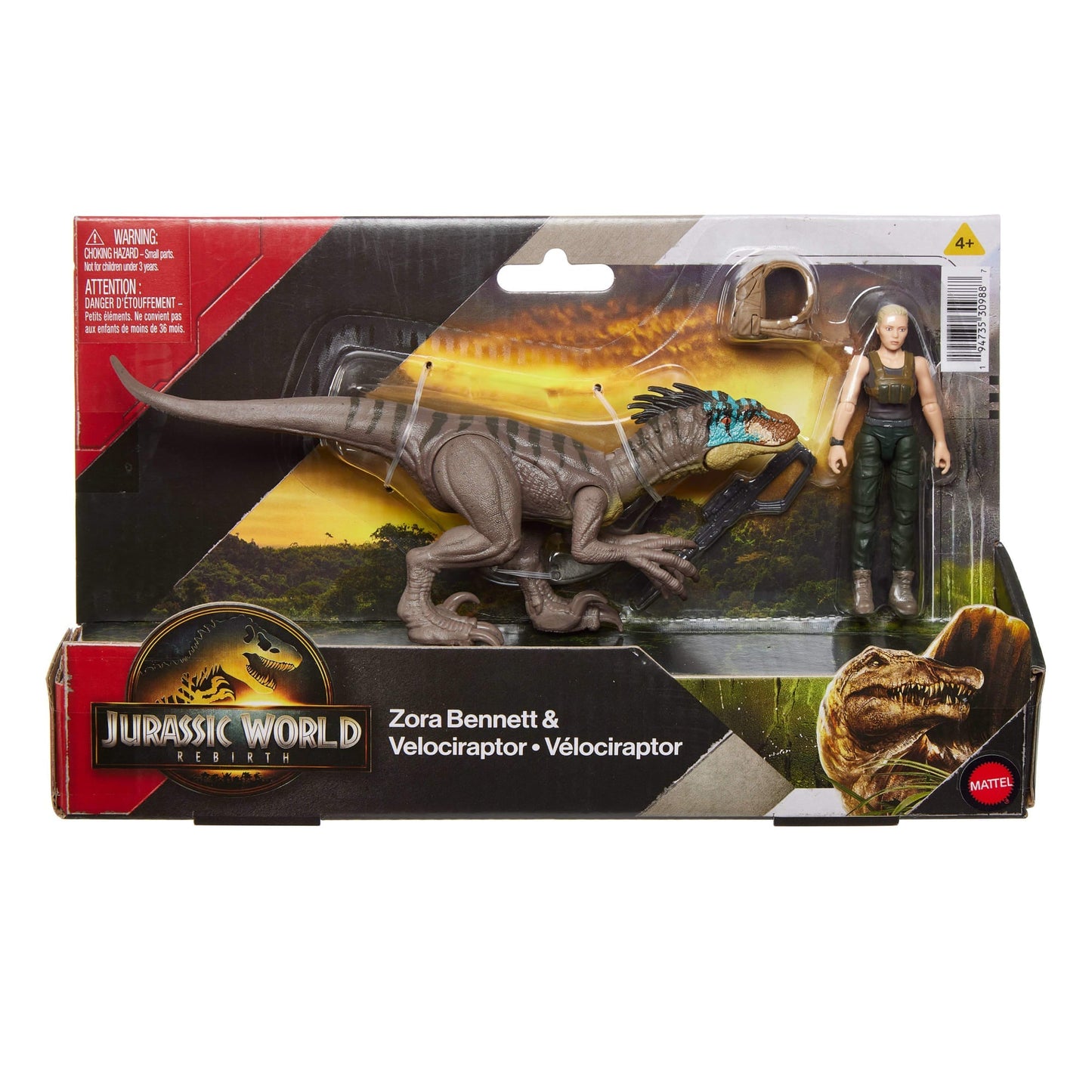 Jurassic World Brinquedo Pacote de humano e dinossauro