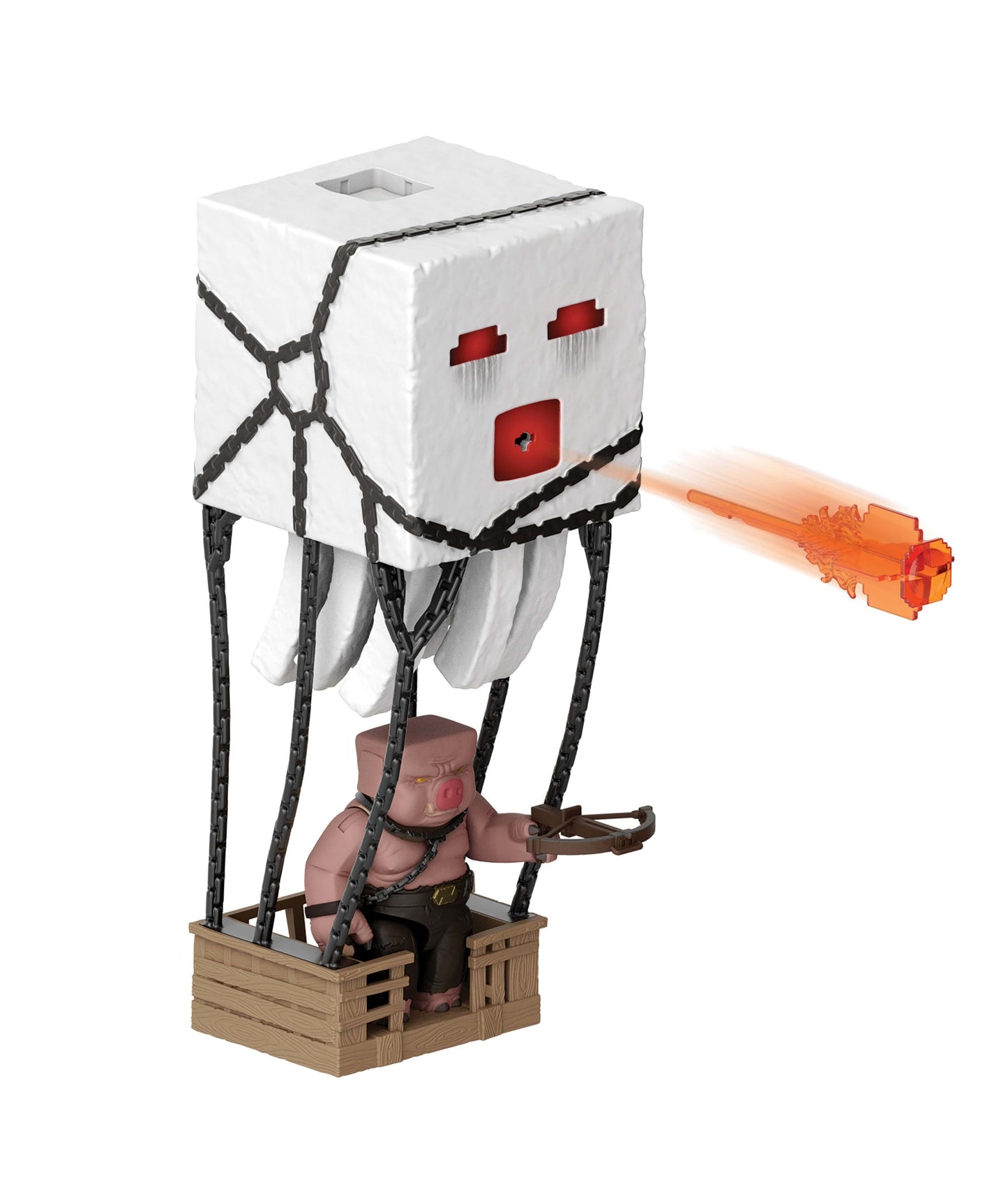 Minecraft Filme Figura de Brinquedo Ataque Explosivo do Ghast