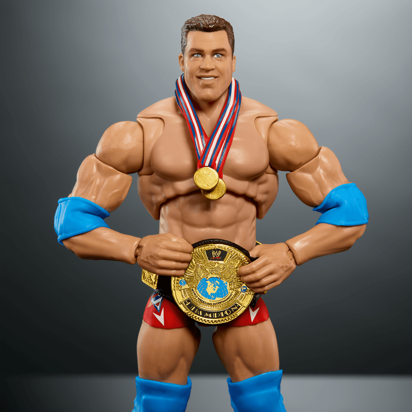 WWE Ultimate Edition Kurt Angle Action Figure & Accessories Set, 6-inch Collectible, 30 Articulation Points