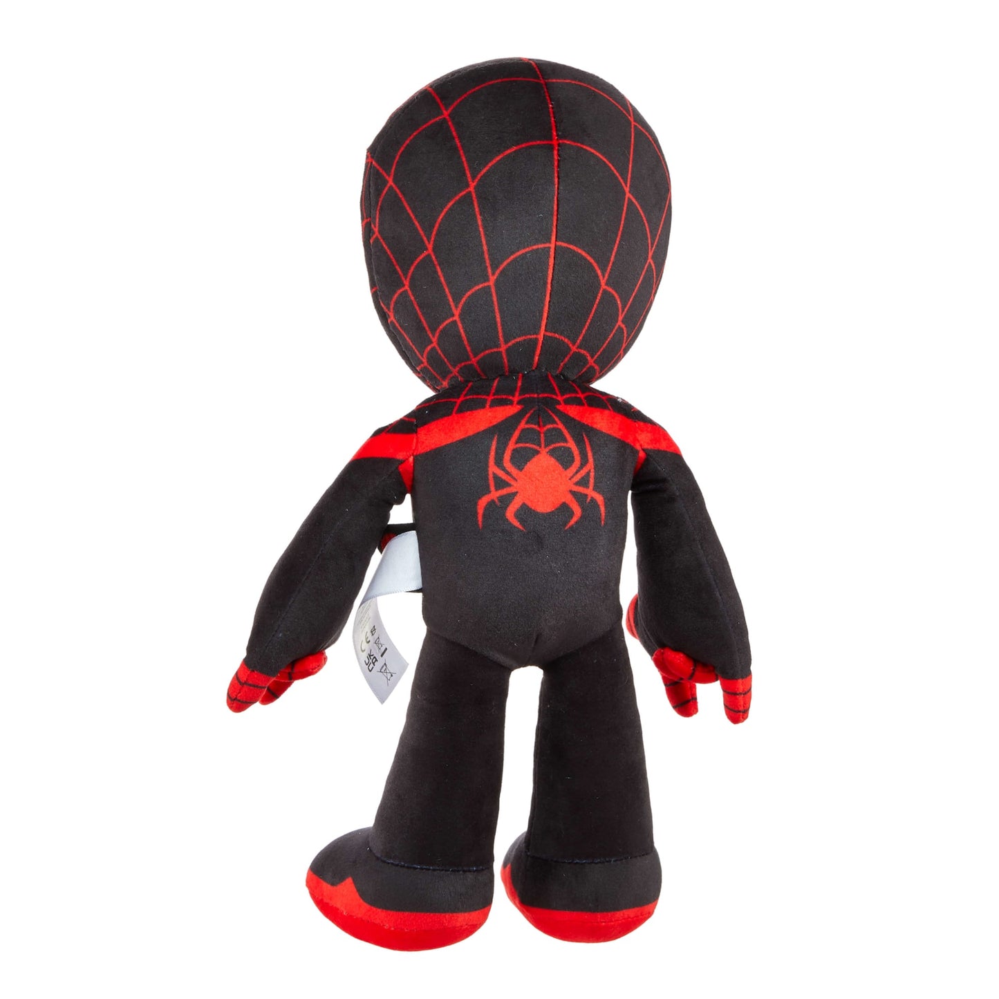 Marvel Plush Talkers Miles Morales Soft Toy, 11.75-Inch Collectible Figure With Sounds & Phrases