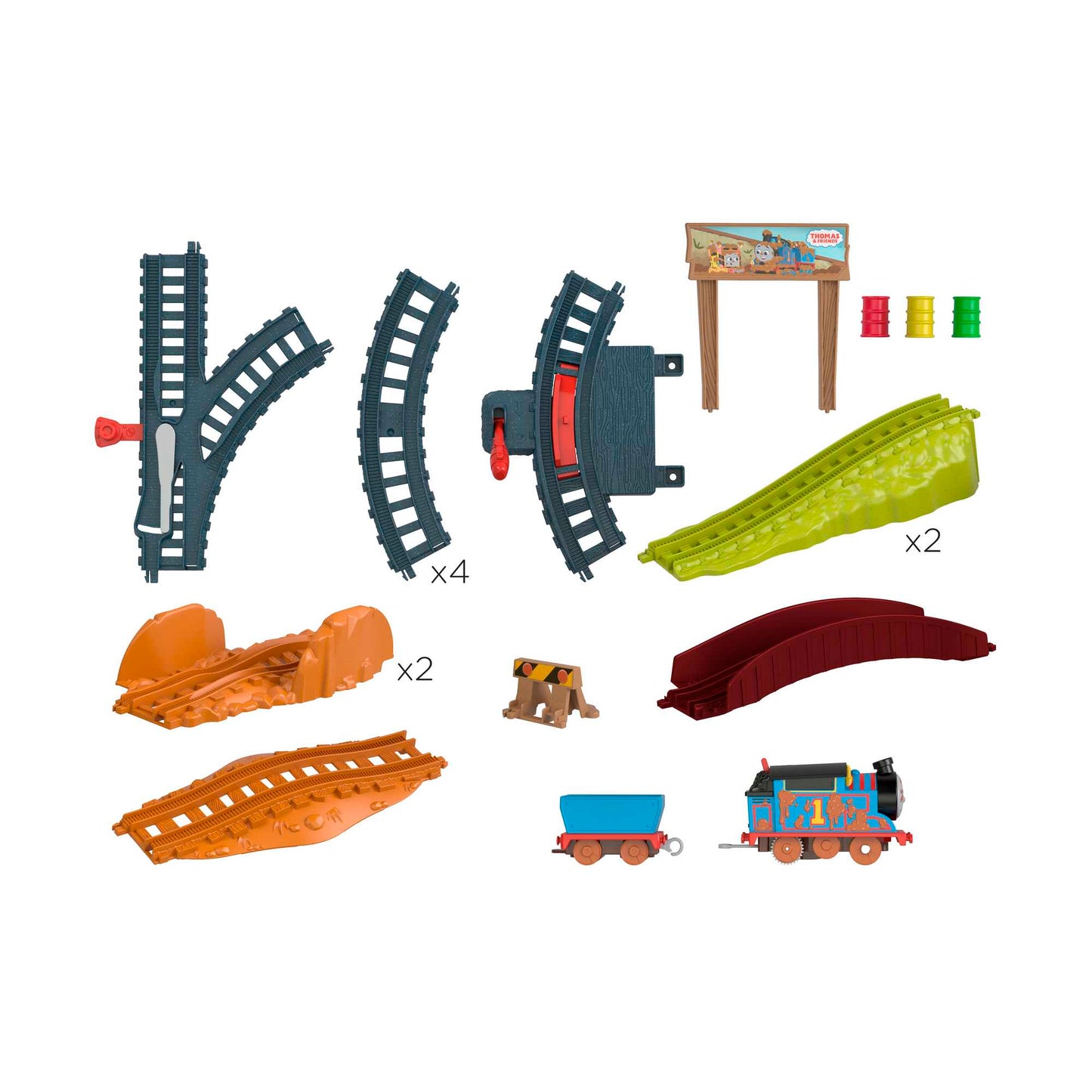 Thomas et ses Amis Coffret Aventures Boueuses, Thomas Motorisé