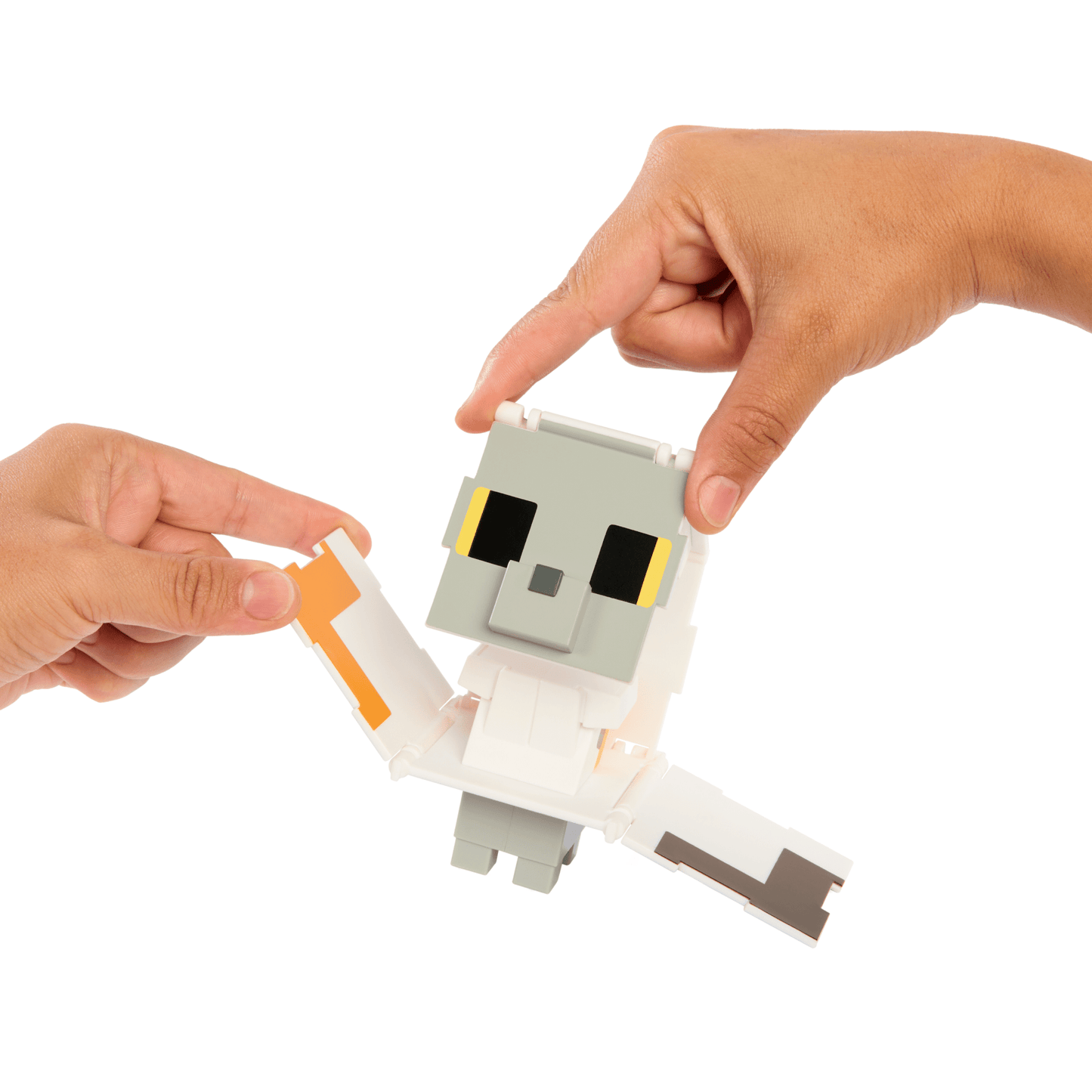 Minecraft Flippin’ Figs Figures, 2-In-1 Fidget Play, 3.75-Inch Scale Collectible Toy (Characters May Vary)