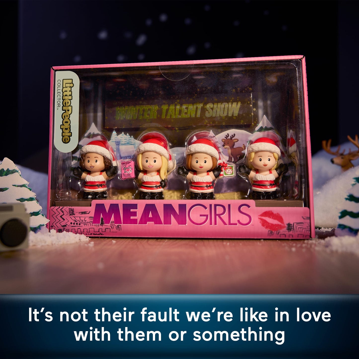 Little People Collector Mean Girls Movie Special Edition Holiday Set For Adults & Fans, 4 Figures