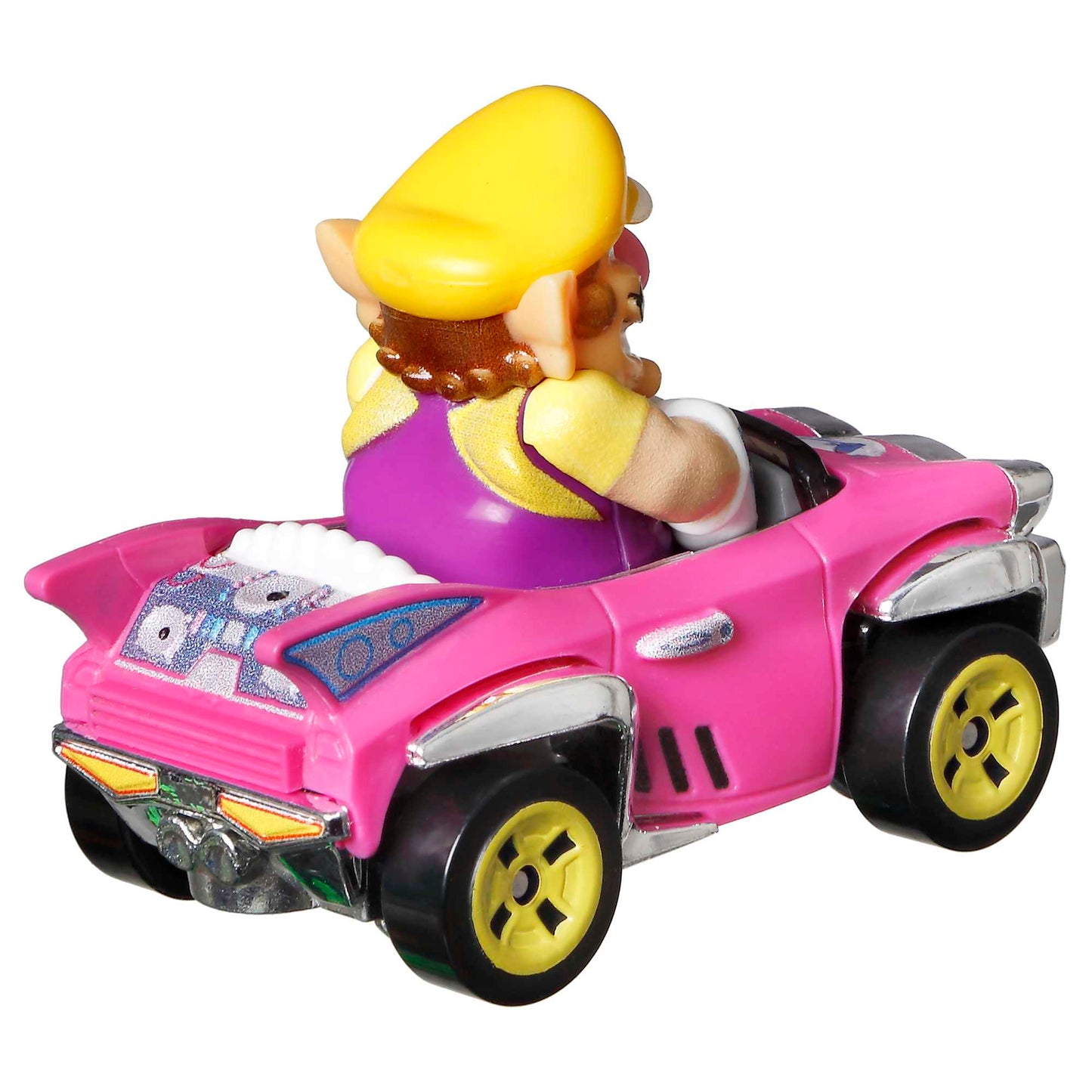 Hot Wheels Mario Kart Vehículo de Juguete Wario Badwagon
