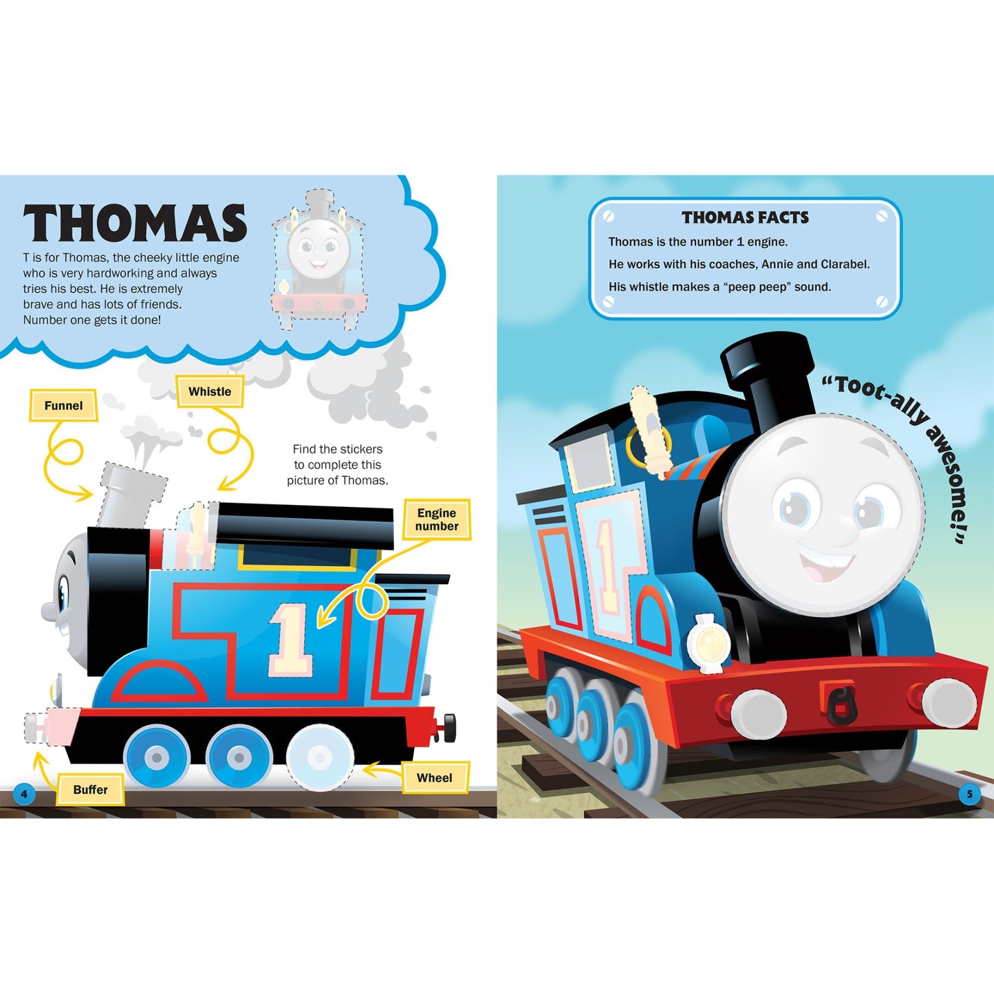 Thomas & Friends: Sticker Book (Ages 3 - 6)