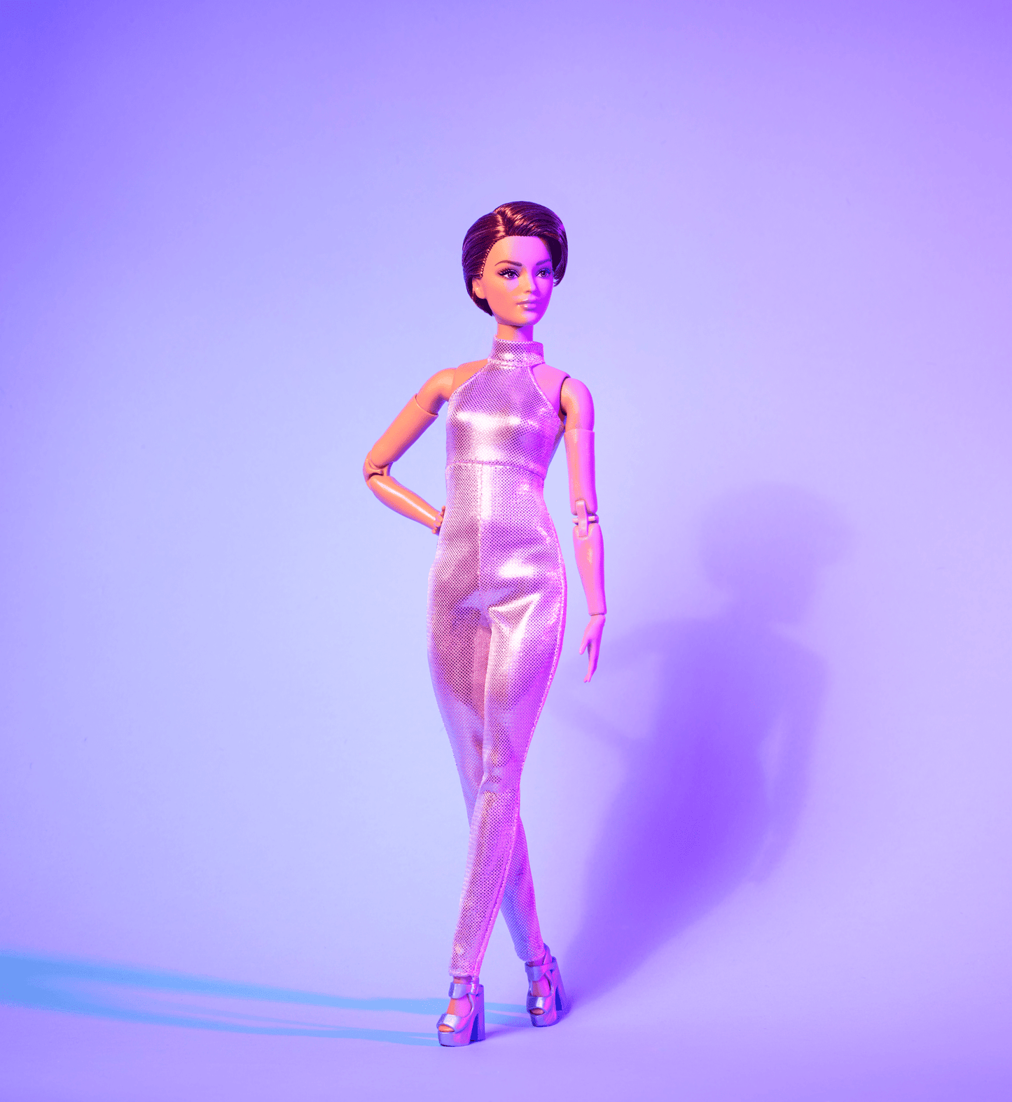 Barbie-Looks-Poupée de Collection N22, Coupe Garçonne et Combinaison