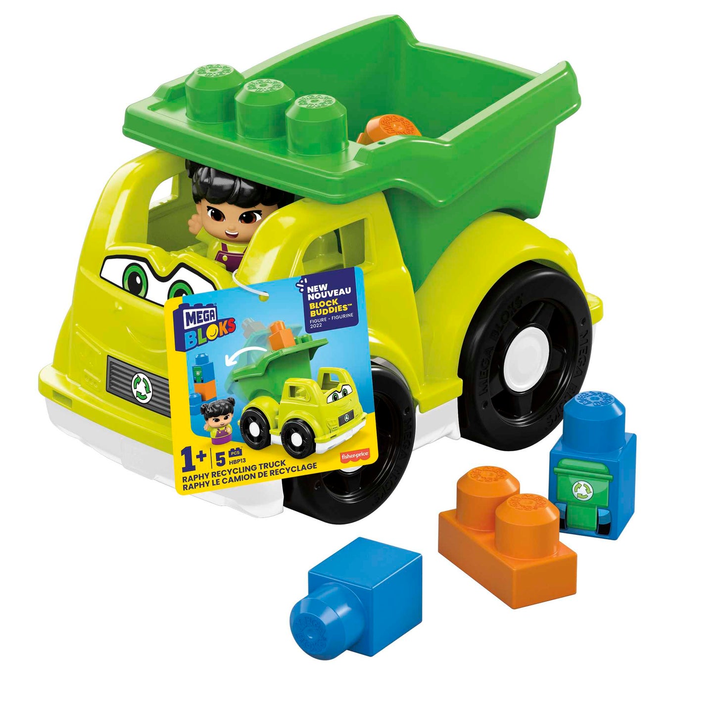 Mega Bloks Juguete de Construcción Pequeño Vehículo de Reciclado