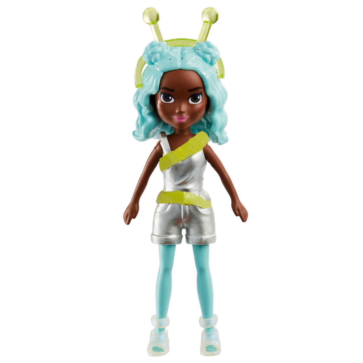 Polly Pocket 2 Dolls And 25 Accessories, Color-Change Seashine Mermaid Fashion Pack