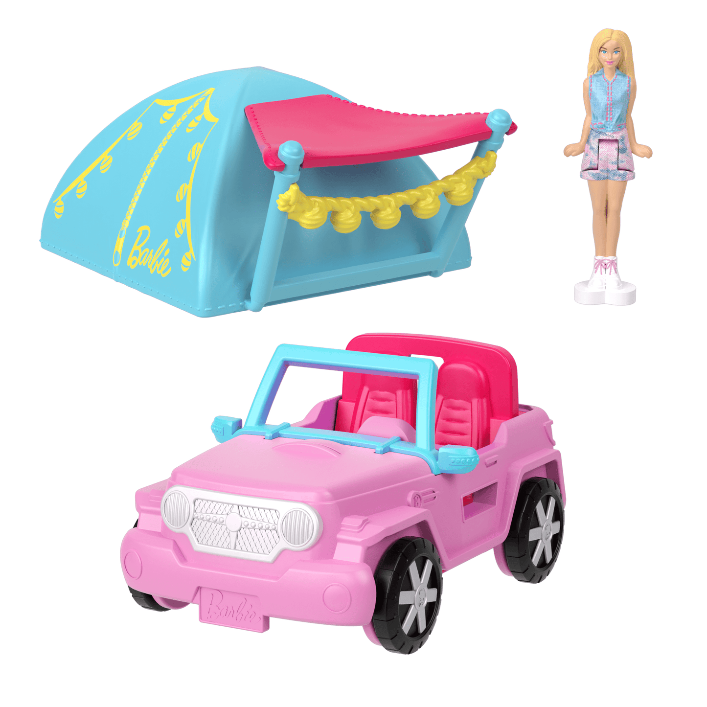 Barbie-Véhicule Tout-Terrain Mini-Barbieland-Coffret Avec Poupée