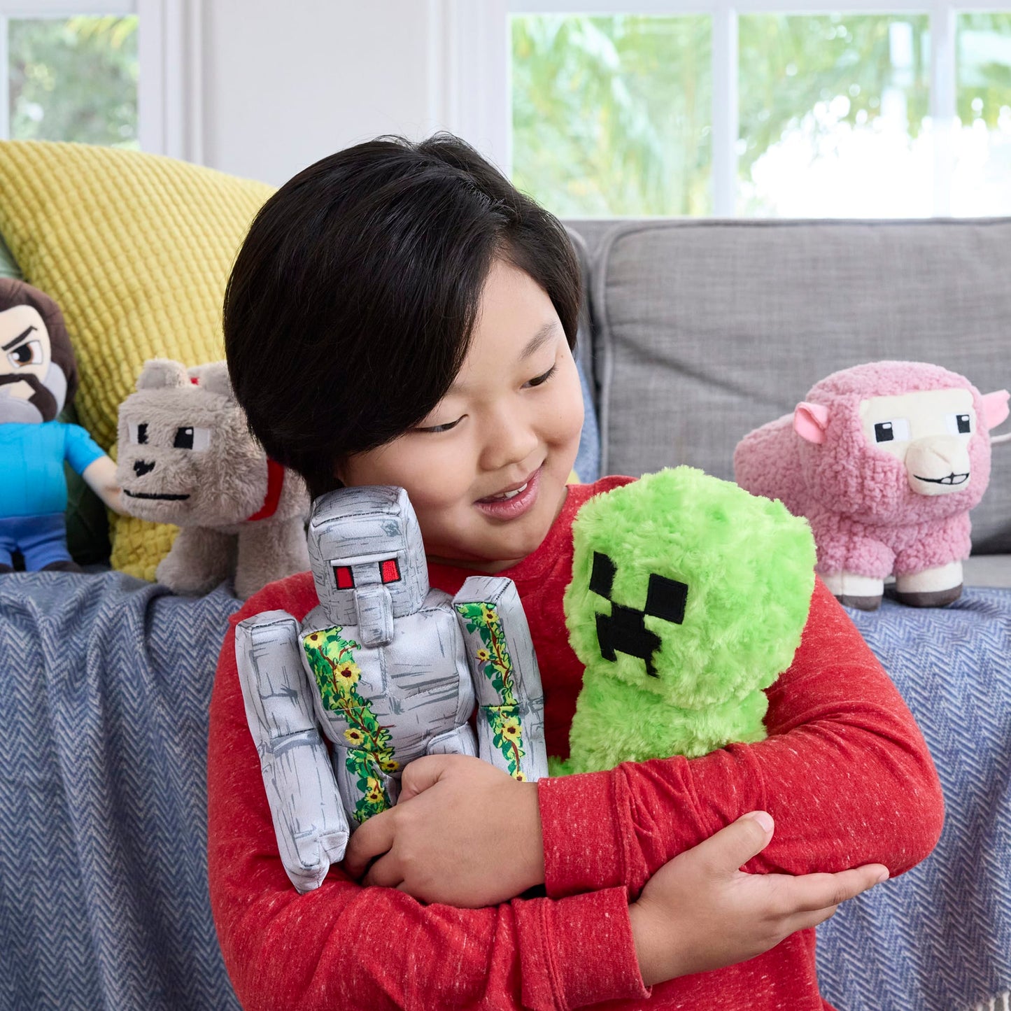 Minecraft-Peluche Golem de Fer-Taille de 20 Cm à Collectionner