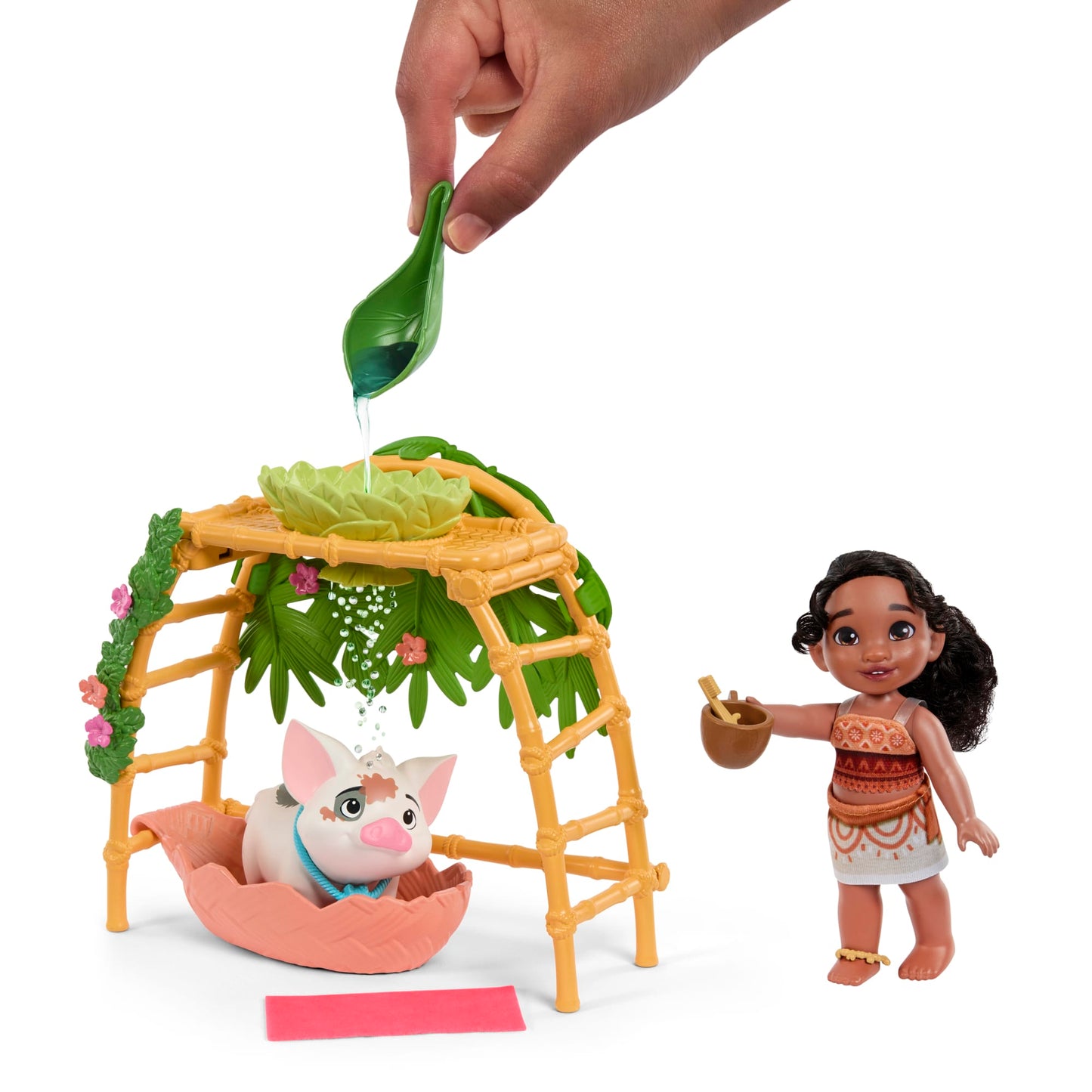 Disney Moana 2 Simea & Pua Bathtime Fun Playset, Fashion Doll & 10+ Accessories, inspired By The Movie