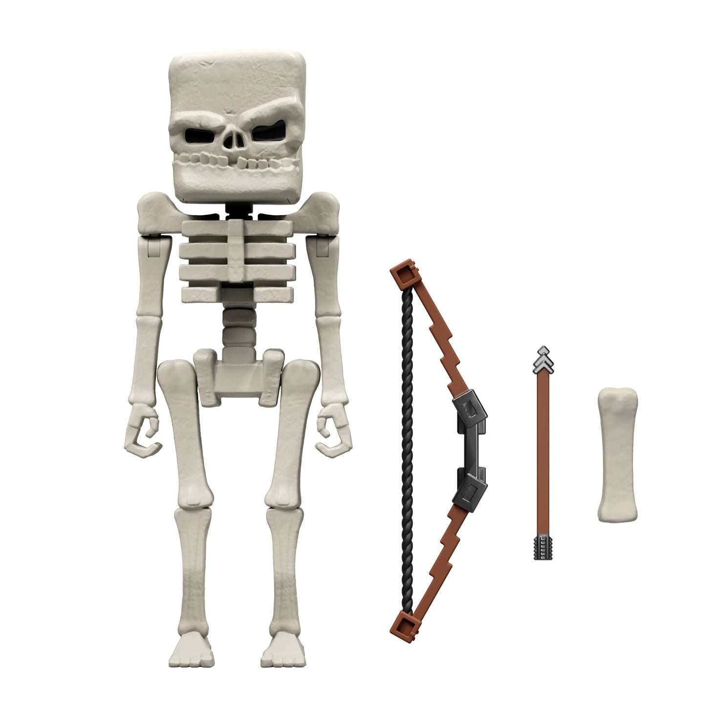 Minecraft-Figurine Articulée Squelette-Taille de 10 Cm et Accessoires