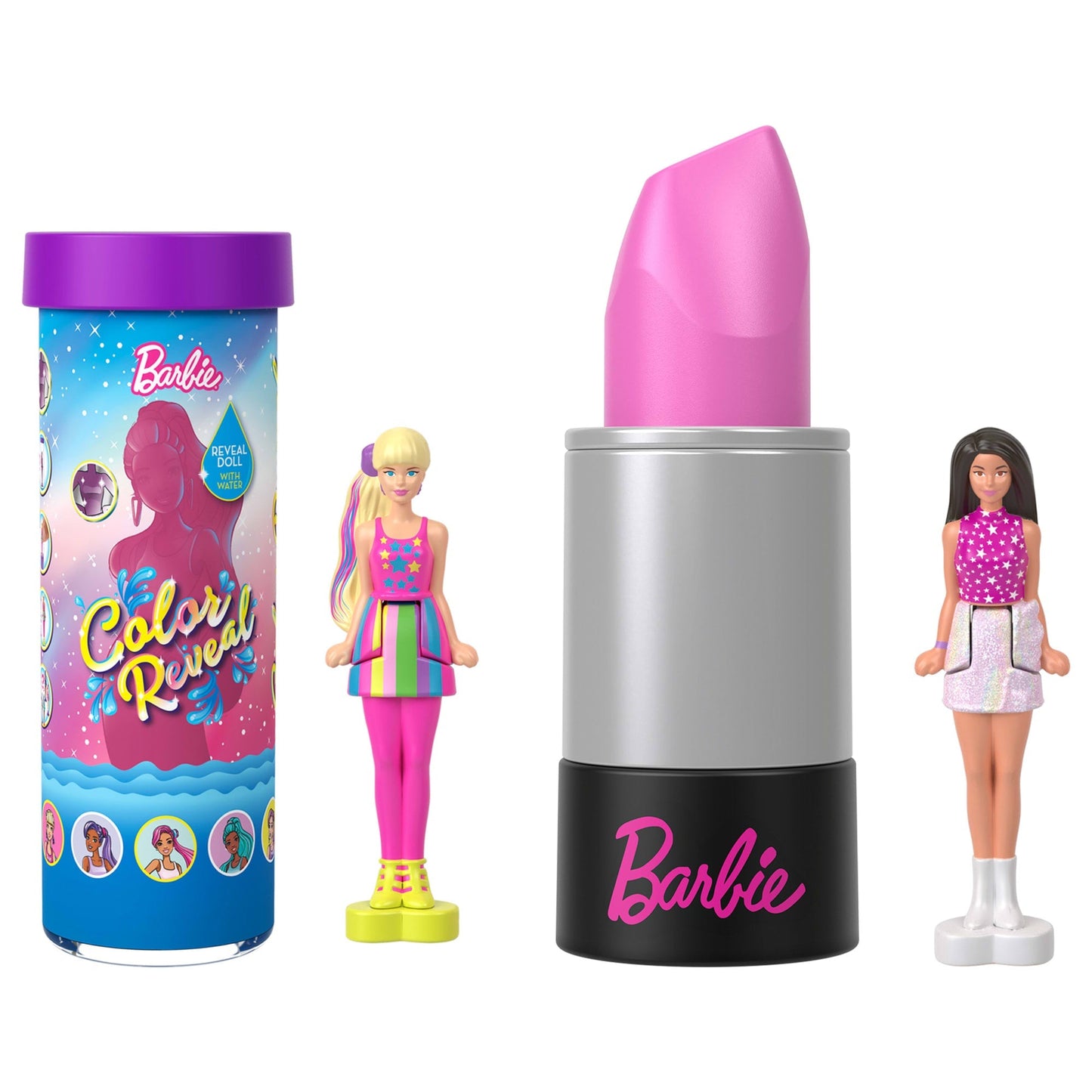 Barbie Mini Barbieland Dreamhouse & 2-Vehicle Playset With 5 1.5-inch Dolls, Furniture & Accessories