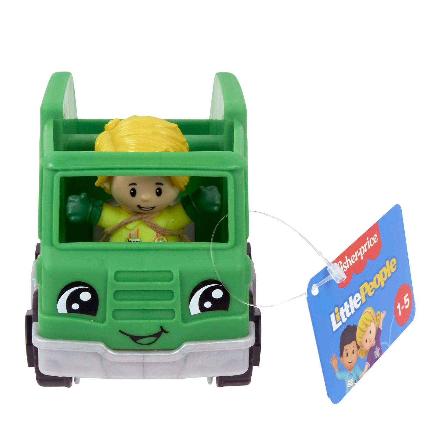 Fisher-Price  Little People  Camion de Recyclage et Figurine