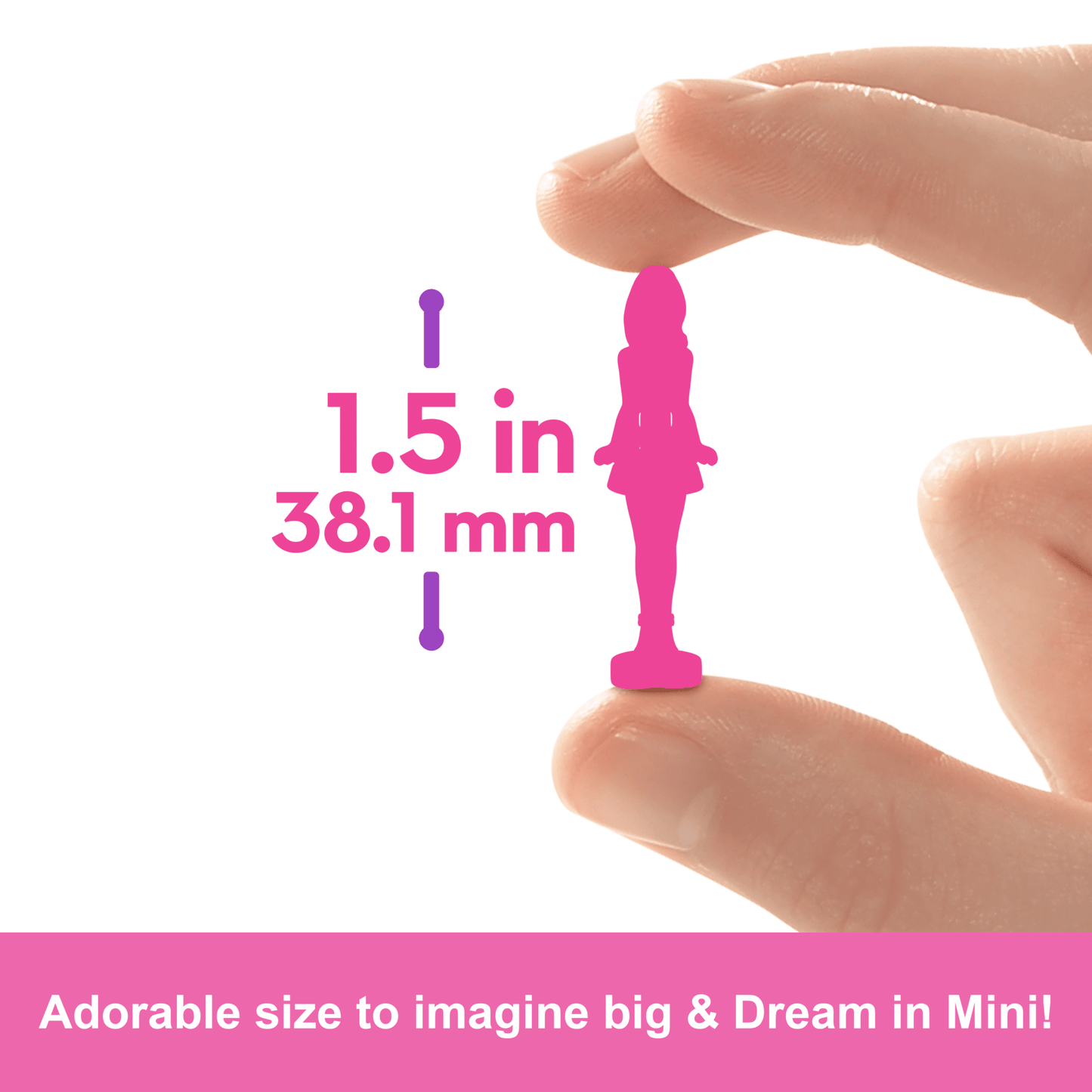 Barbie Mini Barbieland Fashionistas Dolls, 1.5-inch Dolls in Lipstick Tube, Surprise Reveal