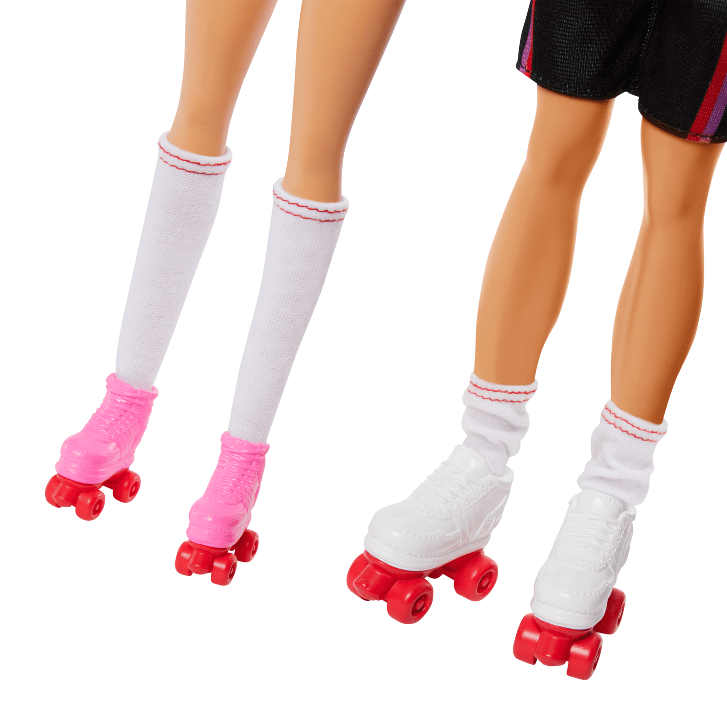 Barbie Fashionistas 2 Doll & 6 Accessories Set, Roller-Skating Theme, 65th Anniversary