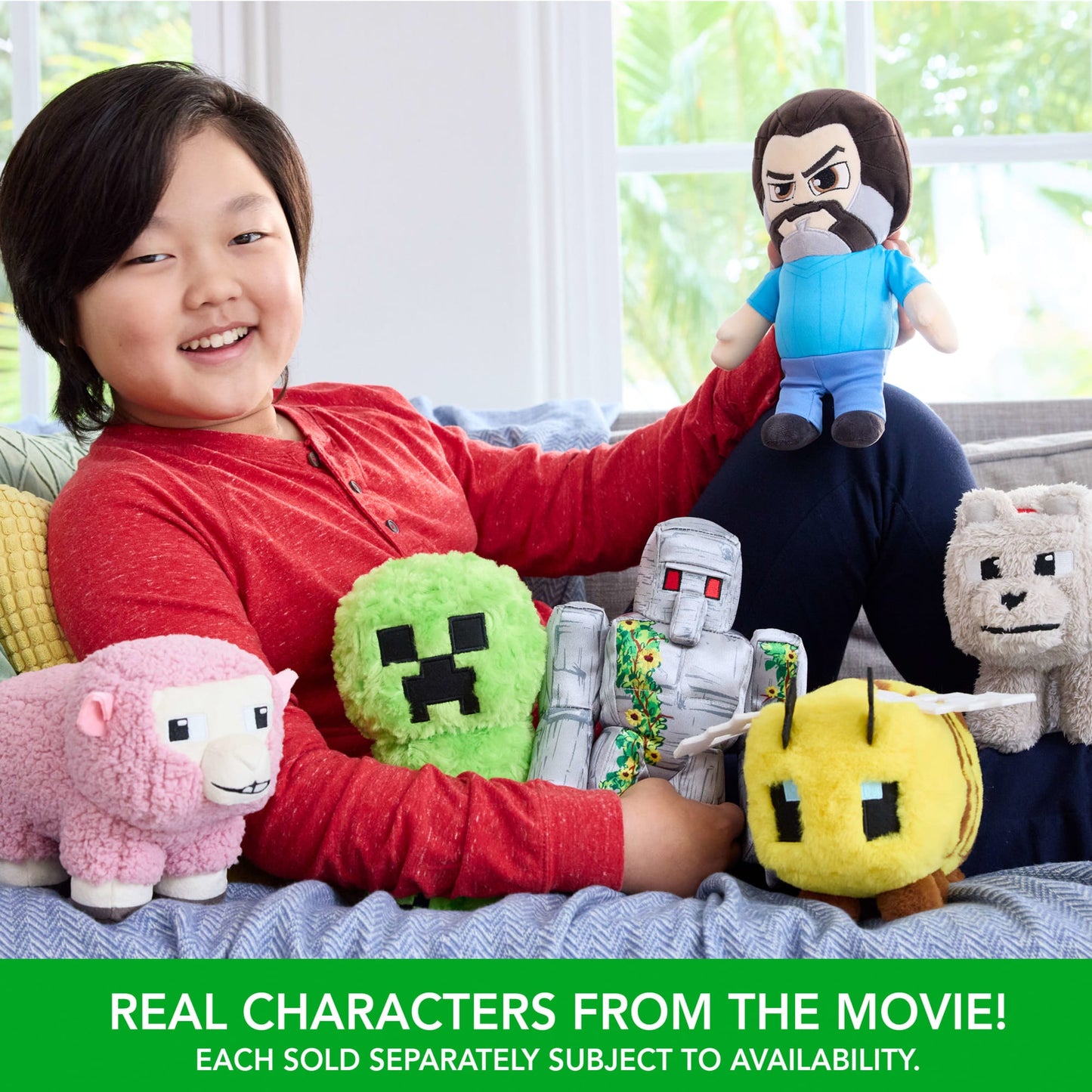 Minecraft Bee Plush Toy, 8-Inch Collectible Soft Doll Inspired By A Minecraft Movie
